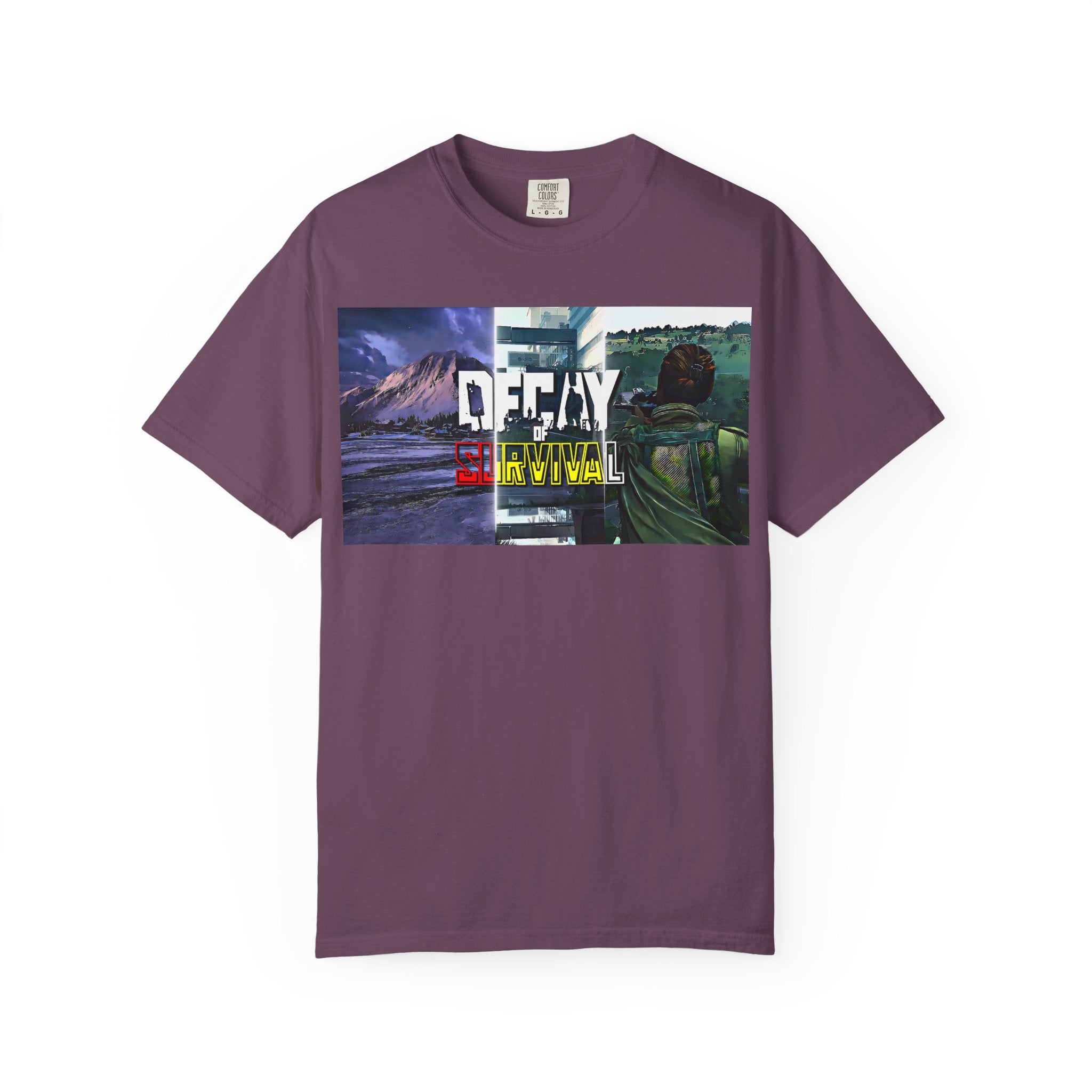 Decay Of Survival Retro Graphic T-Shirt — "OFFDAY Survival" Gamer Adventure Tee