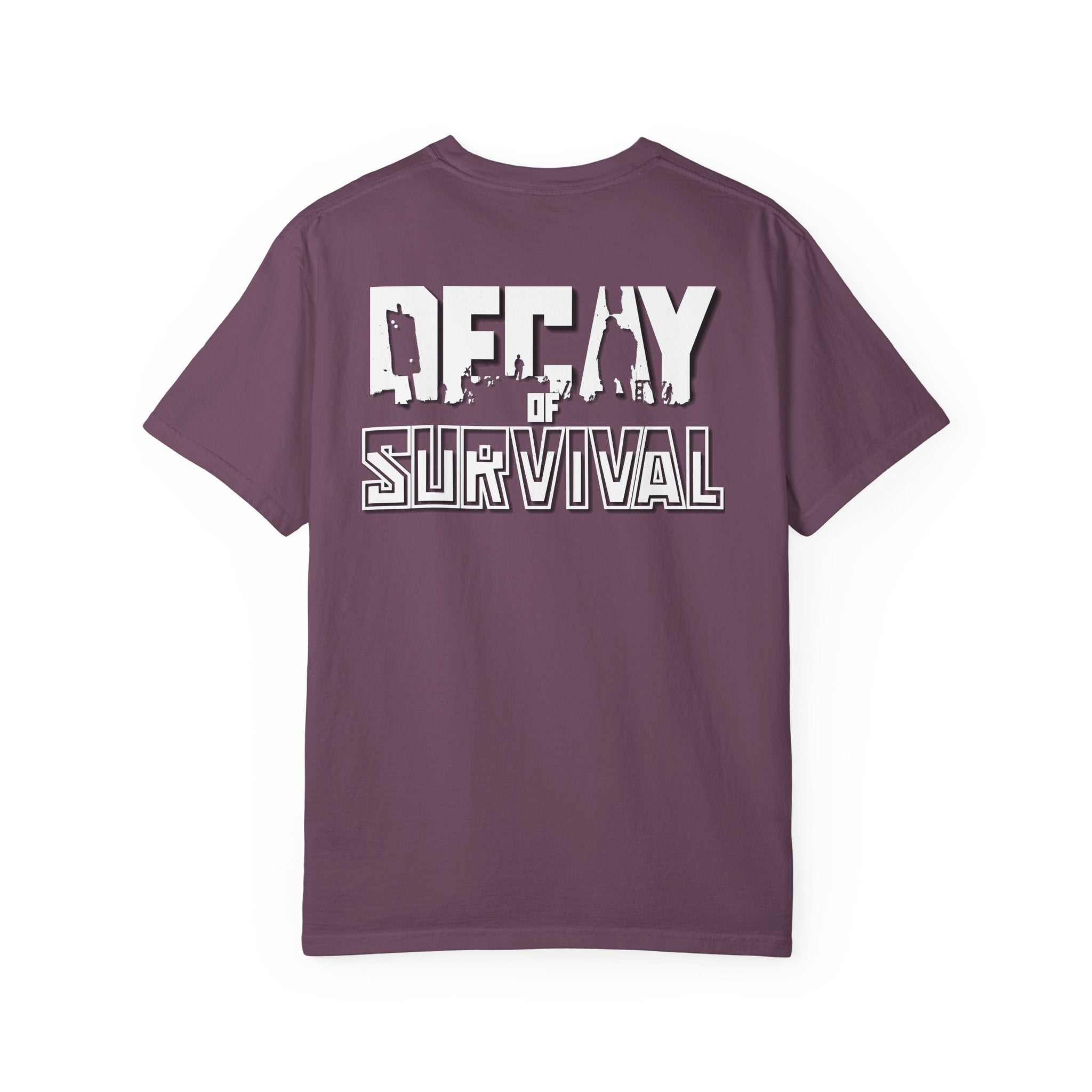 Decay Of Survival Faction Tee — 'ABN' Logo Front & 'Decay of Survival - White' Graphic Back