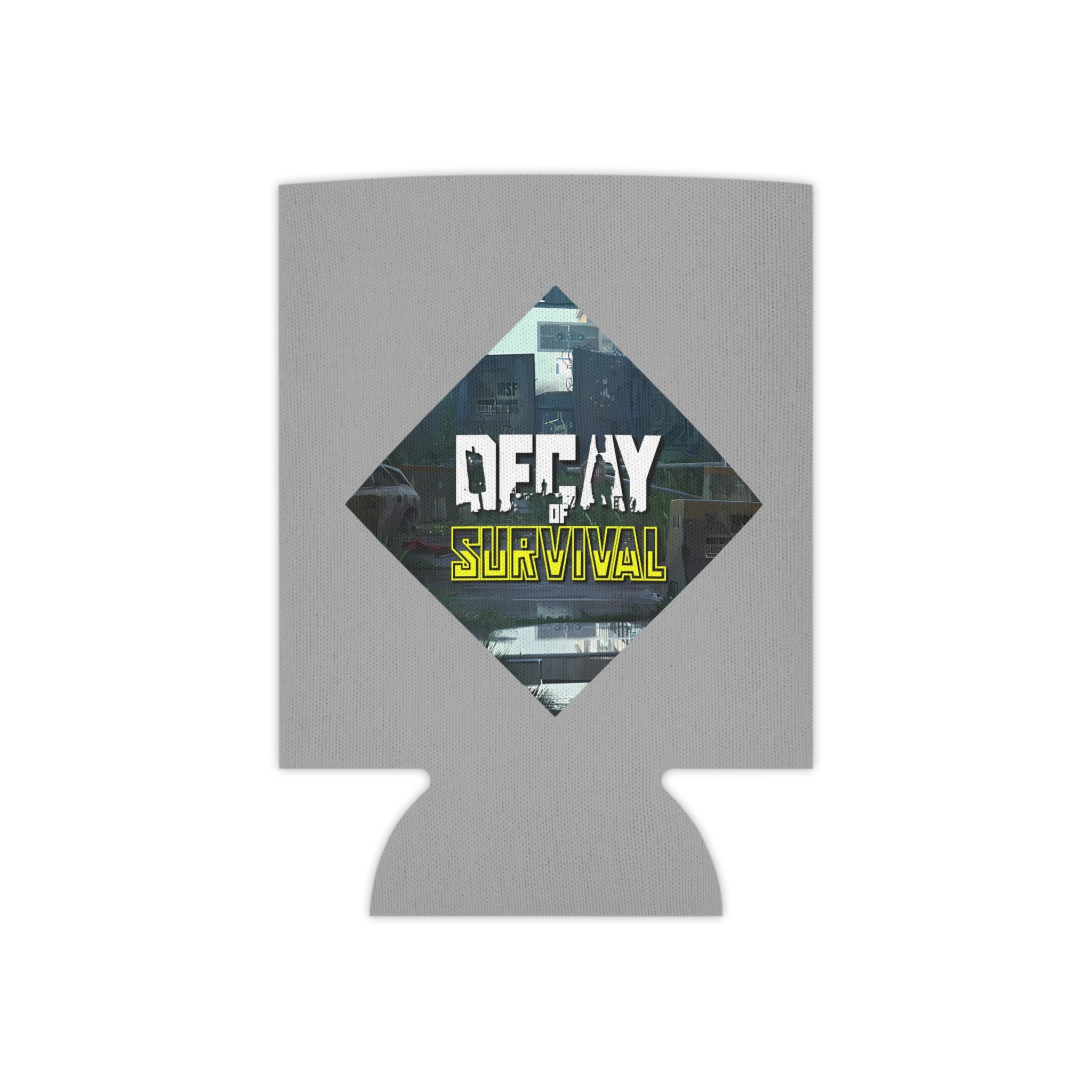 Decay Of Survival Can Cooler - Post-Apocalyptic Gamer Beverage Koozie