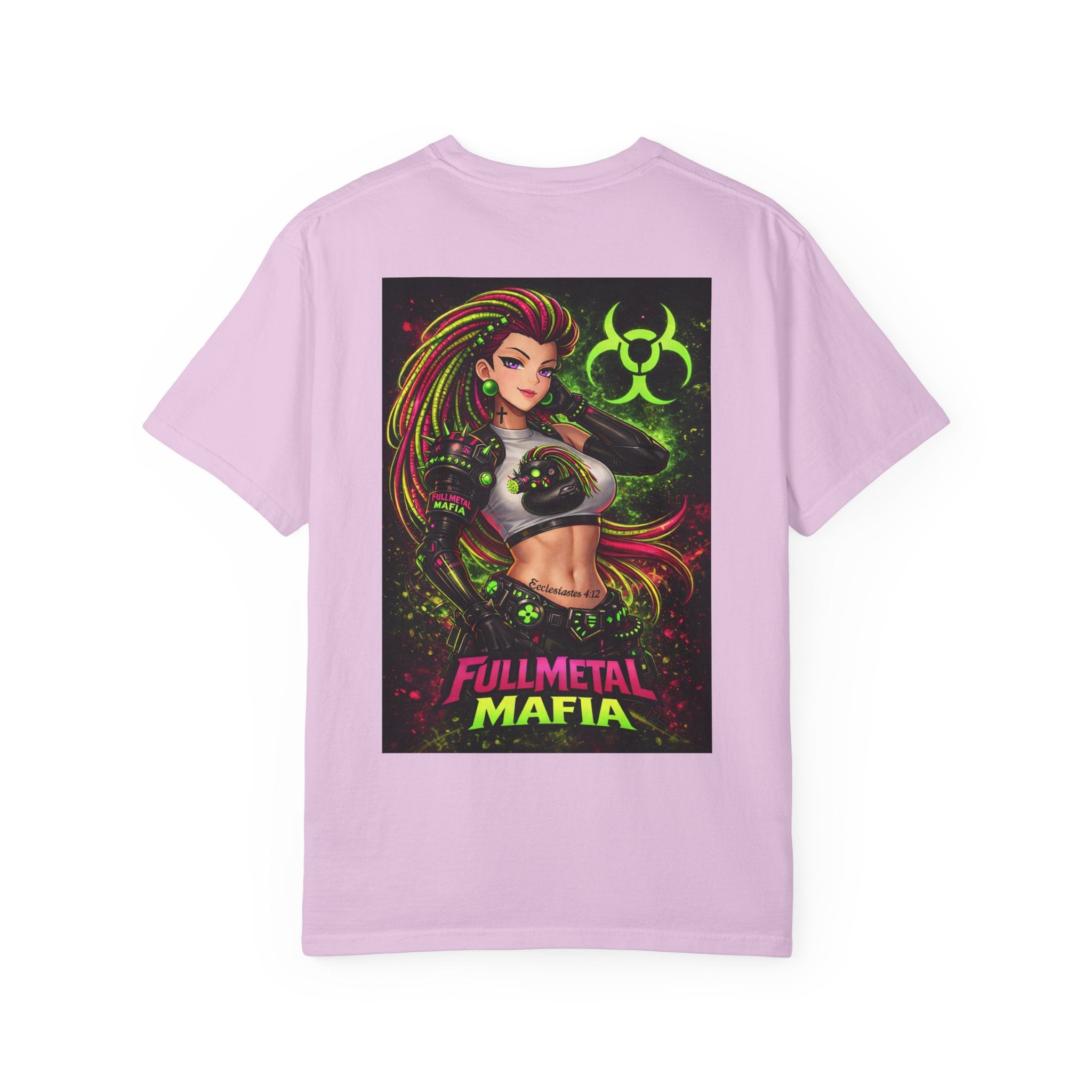 Decay Of Survival Faction Tee — 'Decay of Survival' Logo Front & 'FullMetalMafia' Graphic Logo Back
