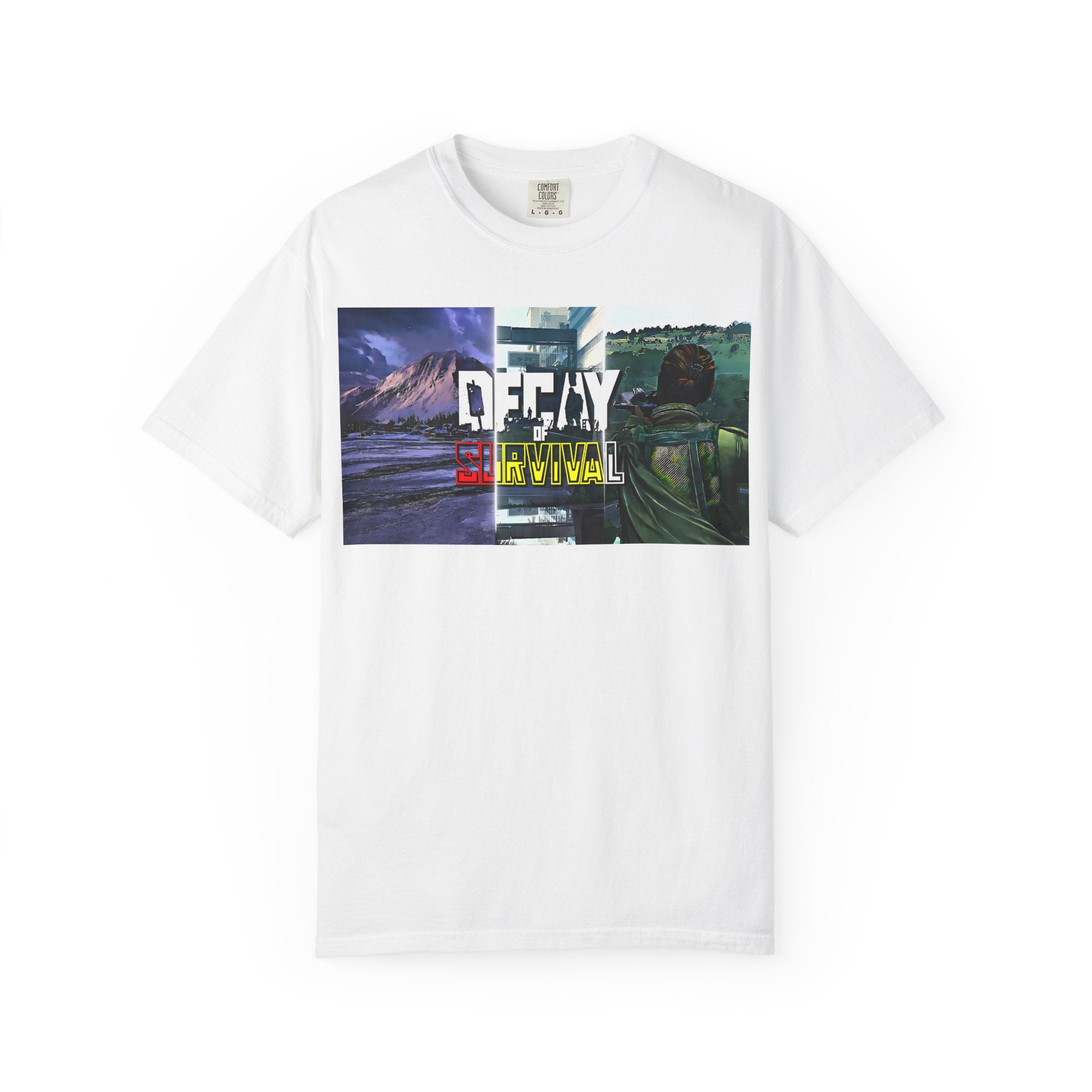 Decay Of Survival Retro Graphic T-Shirt — "OFFDAY Survival" Gamer Adventure Tee