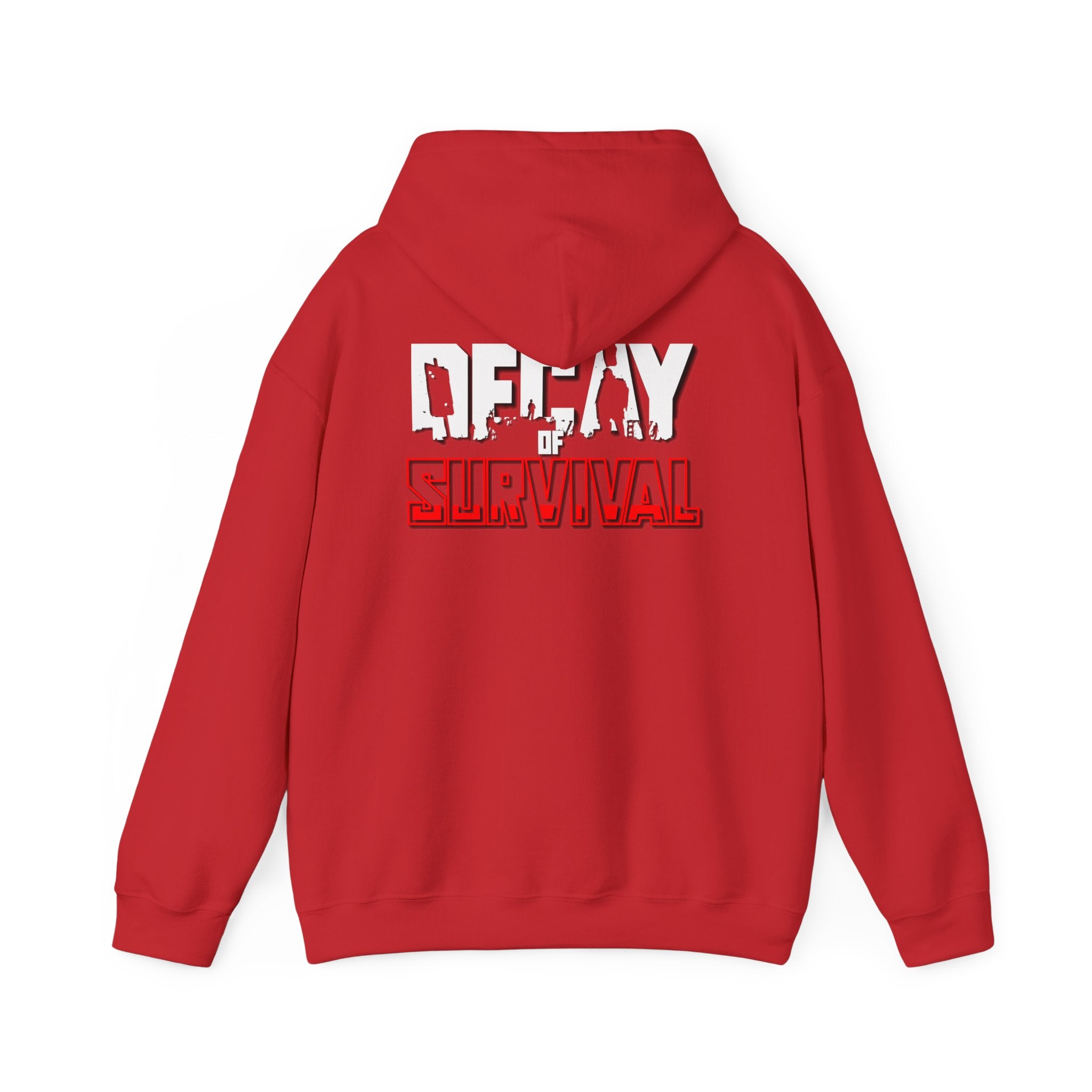 Survival PvP Hoodie — ‘Decay of Survival’ Gaming Graphic Sweatshirt