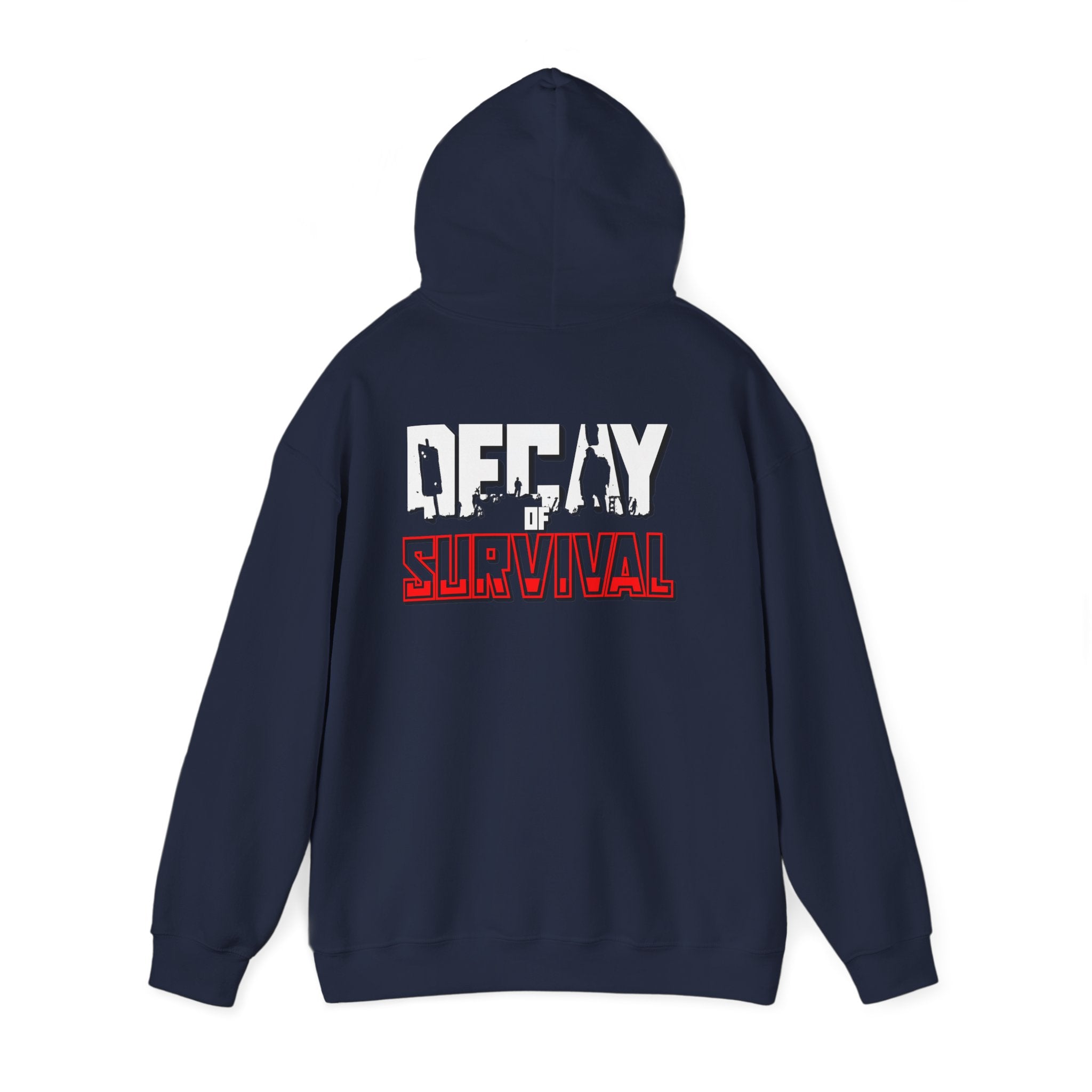 Survival PvP Hoodie — ‘Decay of Survival’ Gaming Graphic Sweatshirt