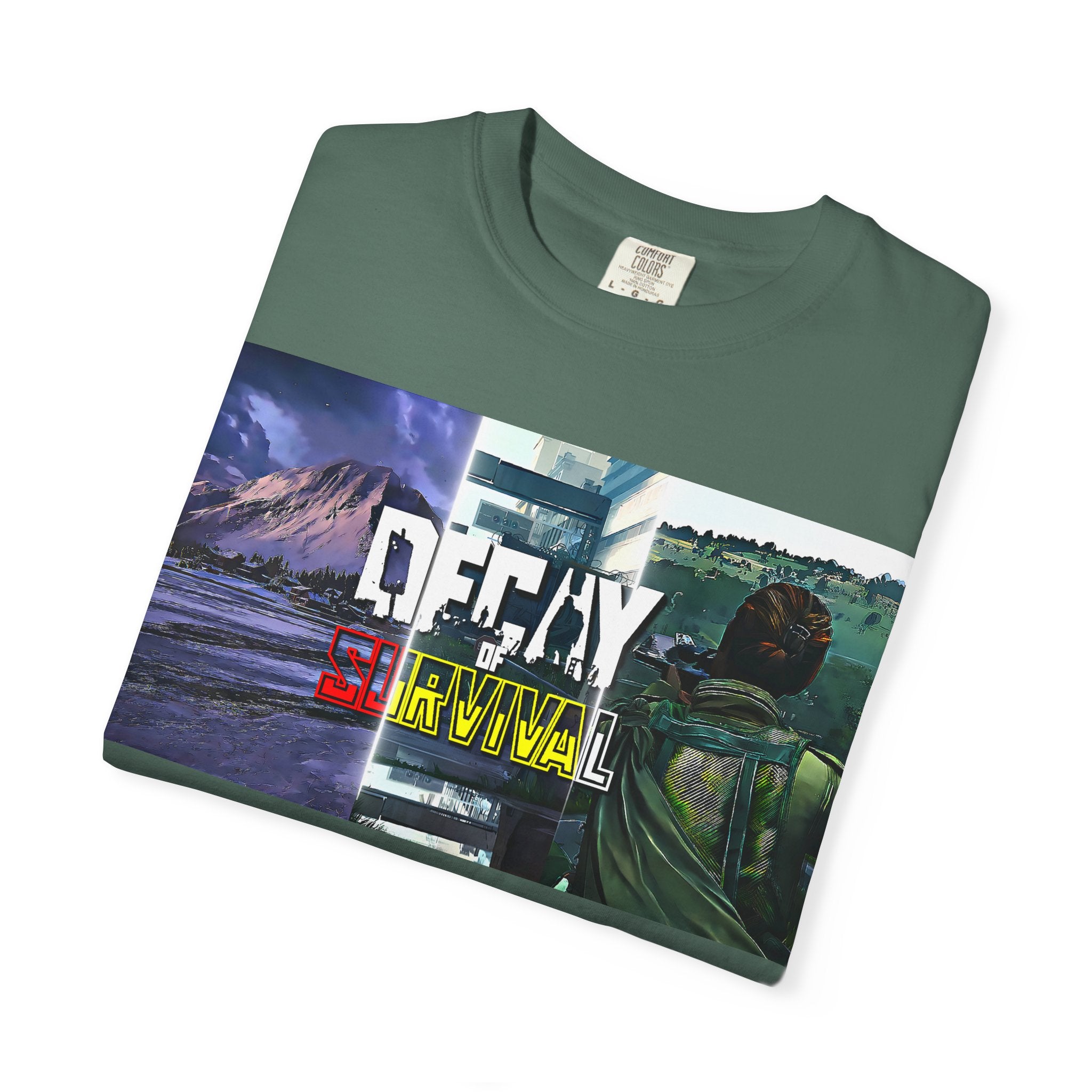 Decay Of Survival Retro Graphic T-Shirt — "OFFDAY Survival" Gamer Adventure Tee