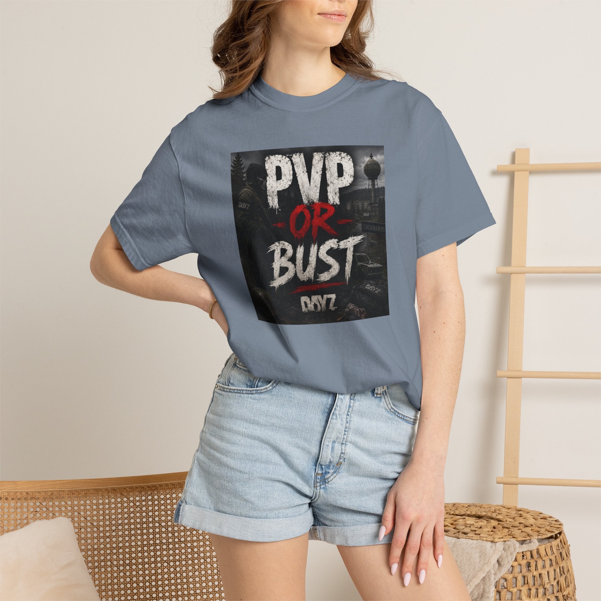 PVP or Bust T-Shirt — DayZ PvP Survival Gamer Tee