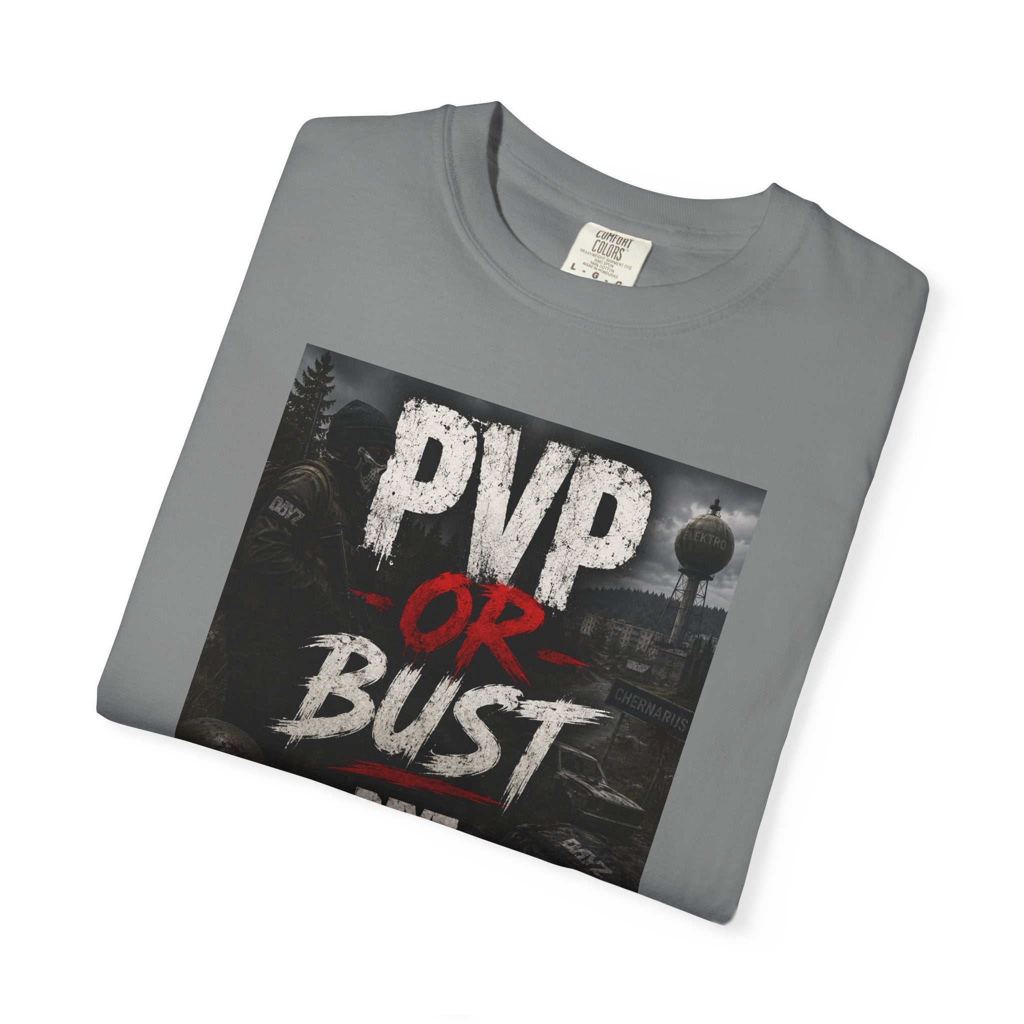 PVP or Bust T-Shirt — DayZ PvP Survival Gamer Tee