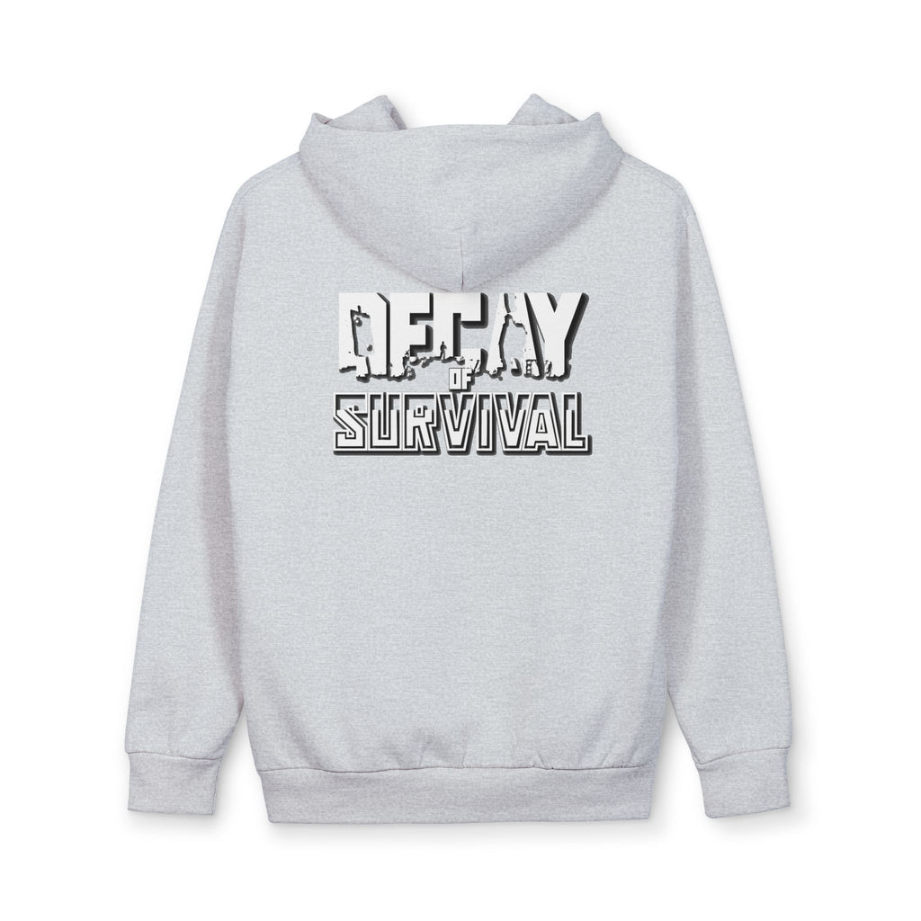 Decay Of Survival - White Hoodie — ABN Faction Logo Pullover