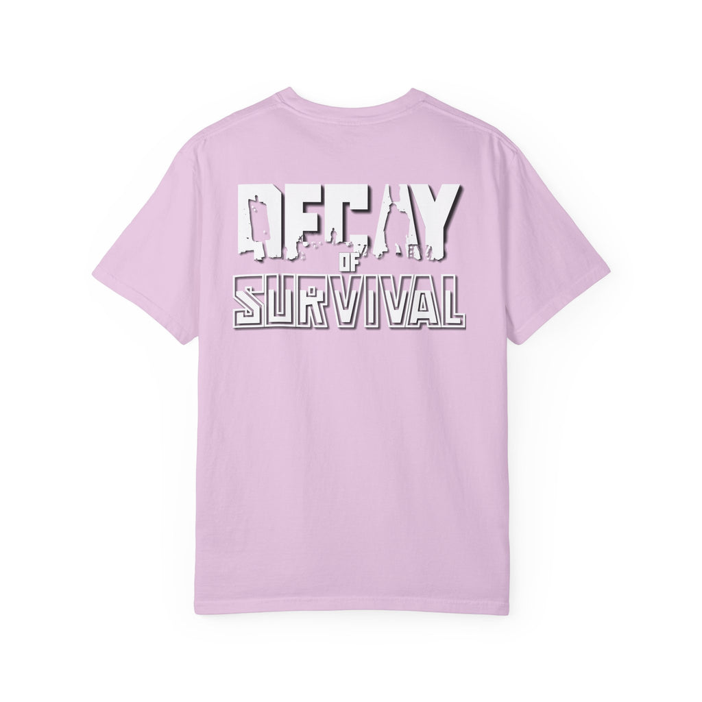 Decay Of Survival Faction Tee — 'ABN' Logo Front & 'Decay of Survival - White' Graphic Back