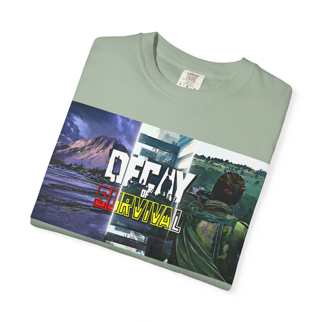 Decay Of Survival Retro Graphic T-Shirt — "OFFDAY Survival" Gamer Adventure Tee