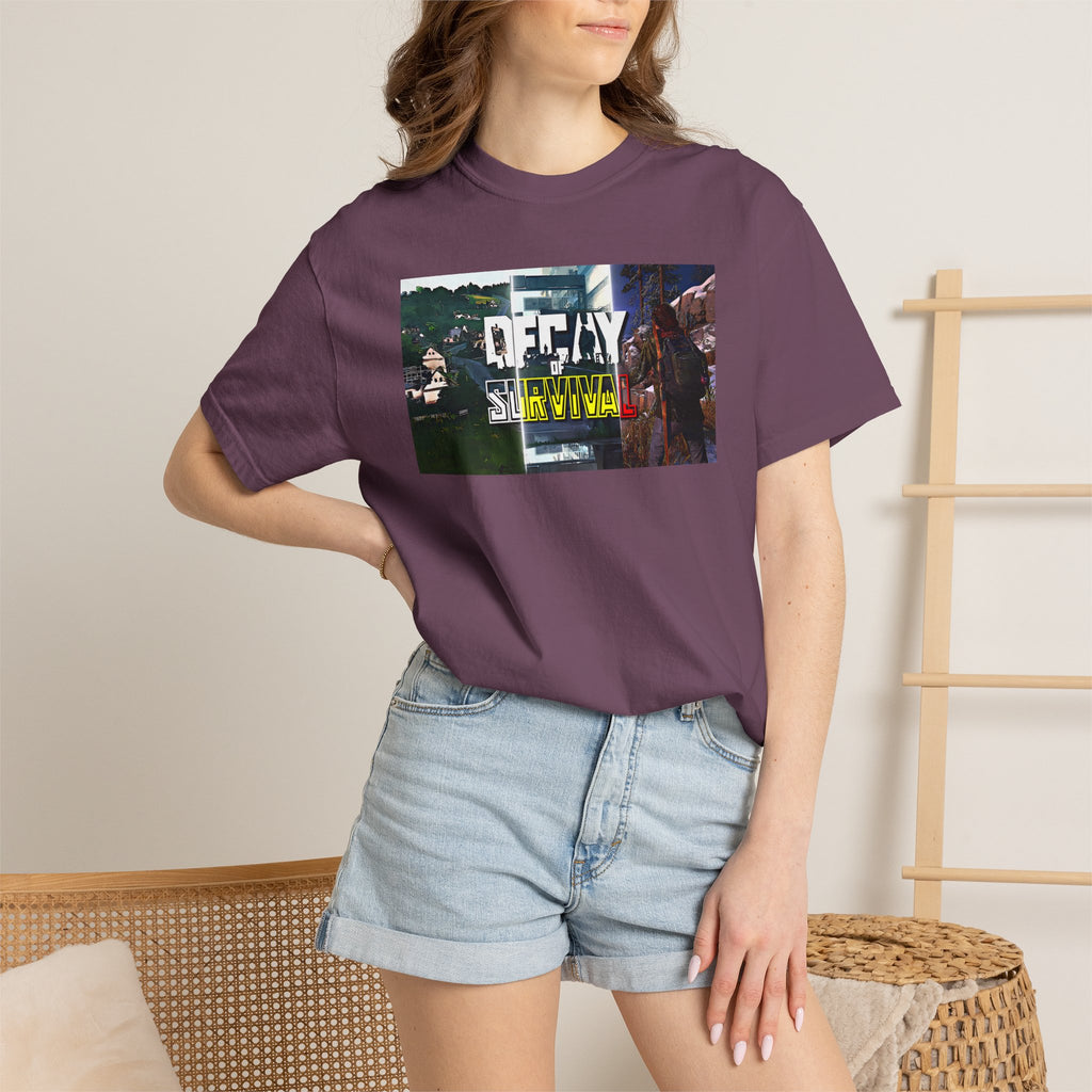 Decay Of Survival Faction Tee — 'Decay of Survival' Logo Front & 'FullMetalMafia' Graphic Logo Back