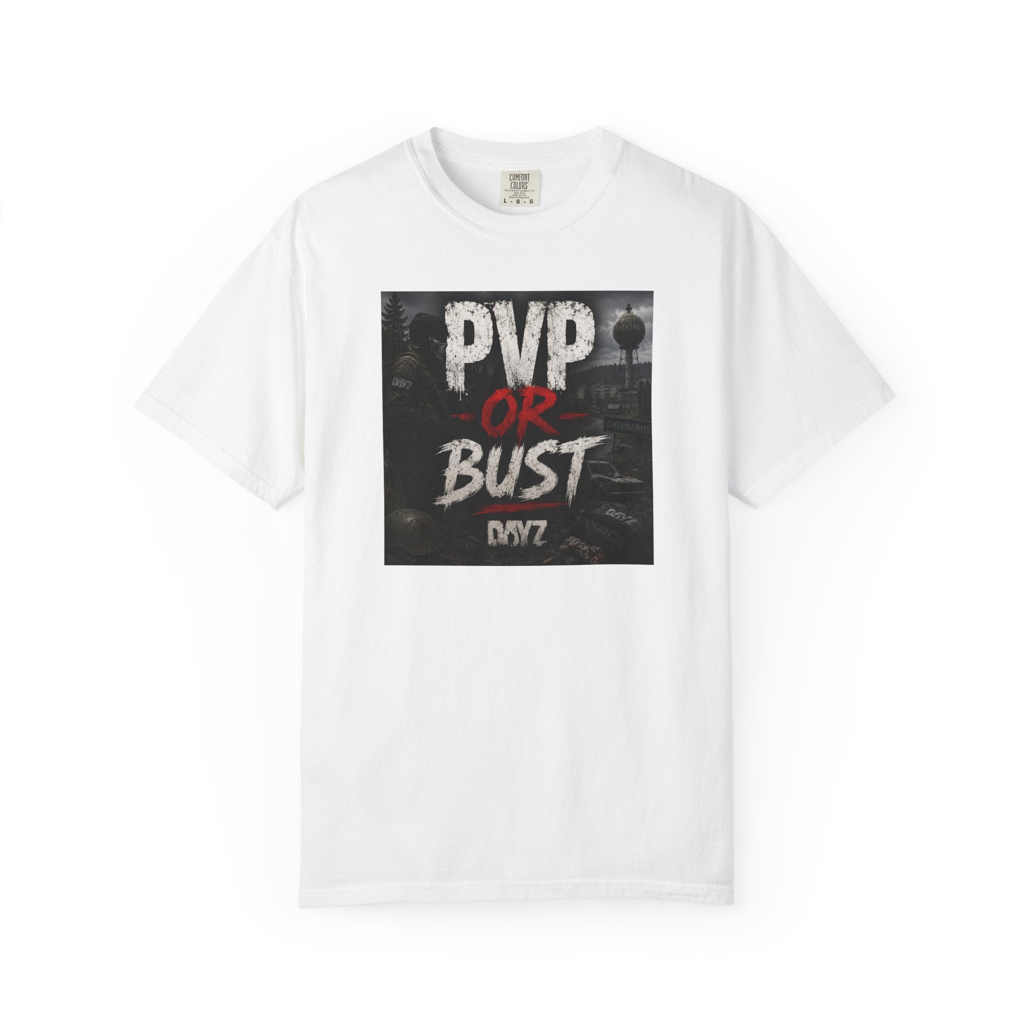 PVP or Bust T-Shirt — DayZ PvP Survival Gamer Tee