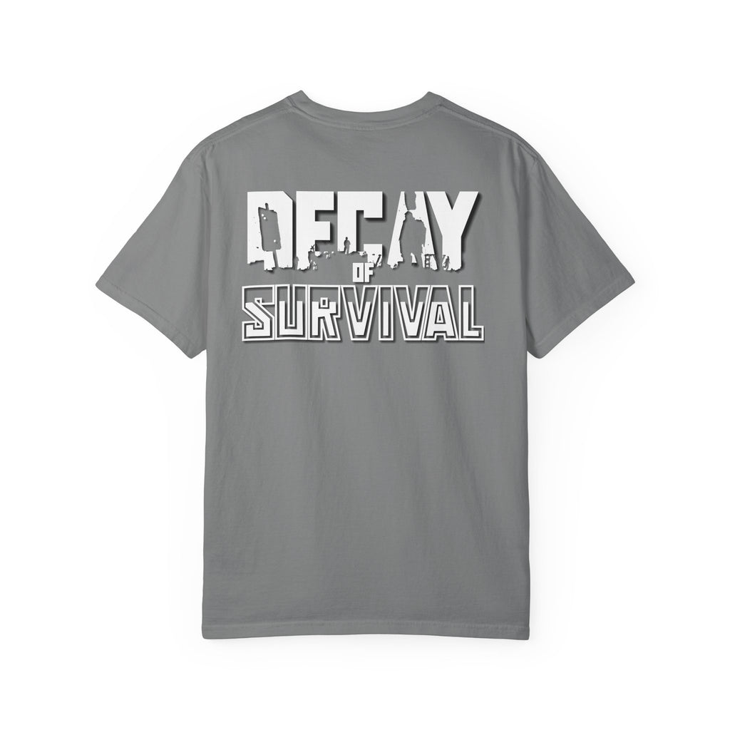 Decay Of Survival Faction Tee — 'ABN' Logo Front & 'Decay of Survival - White' Graphic Back