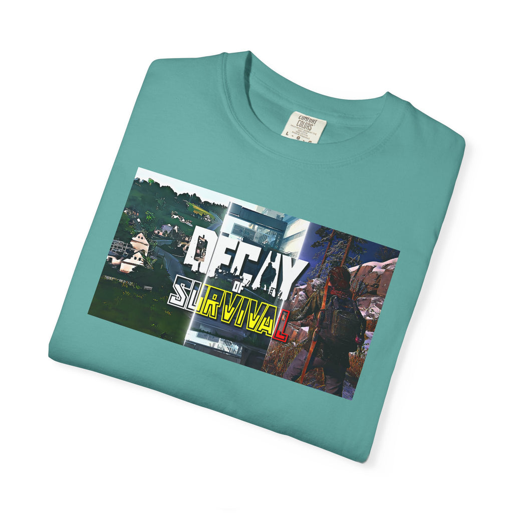 Decay Of Survival Faction Tee — 'Decay of Survival' Logo Front & 'FullMetalMafia' Graphic Logo Back