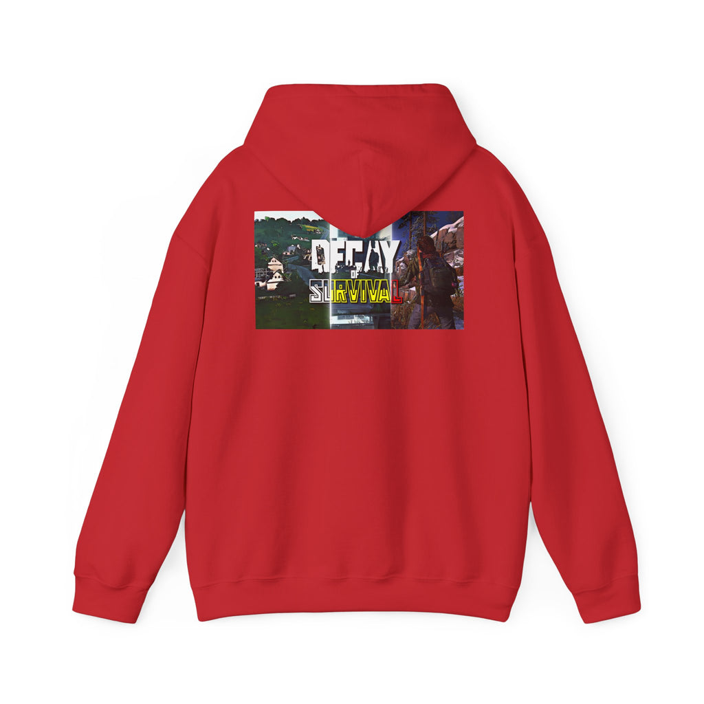Survivor Graphic Hoodie — 'Decay' Urban Photo-Print Back Crewneck