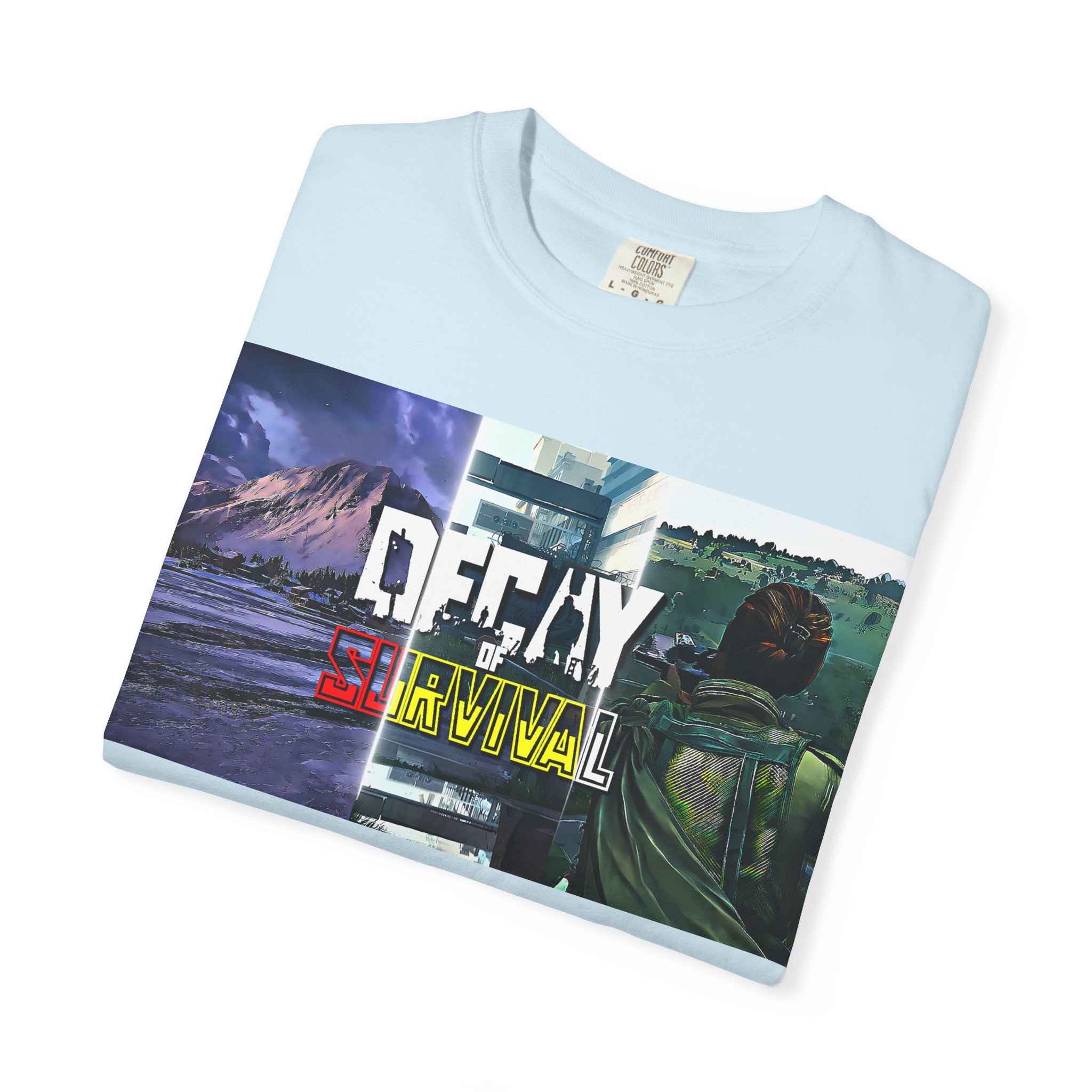 Decay Of Survival Retro Graphic T-Shirt — "OFFDAY Survival" Gamer Adventure Tee