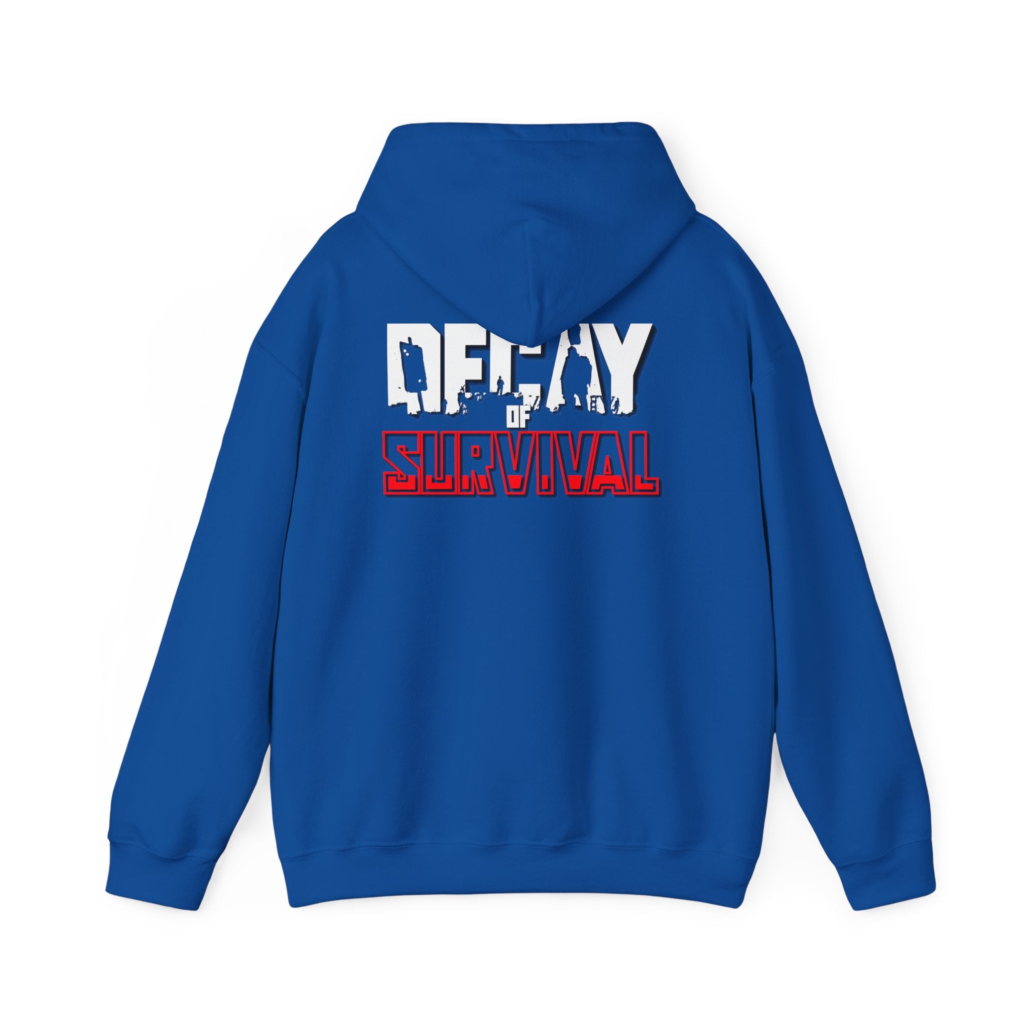 Survival PvP Hoodie — ‘Decay of Survival’ Gaming Graphic Sweatshirt
