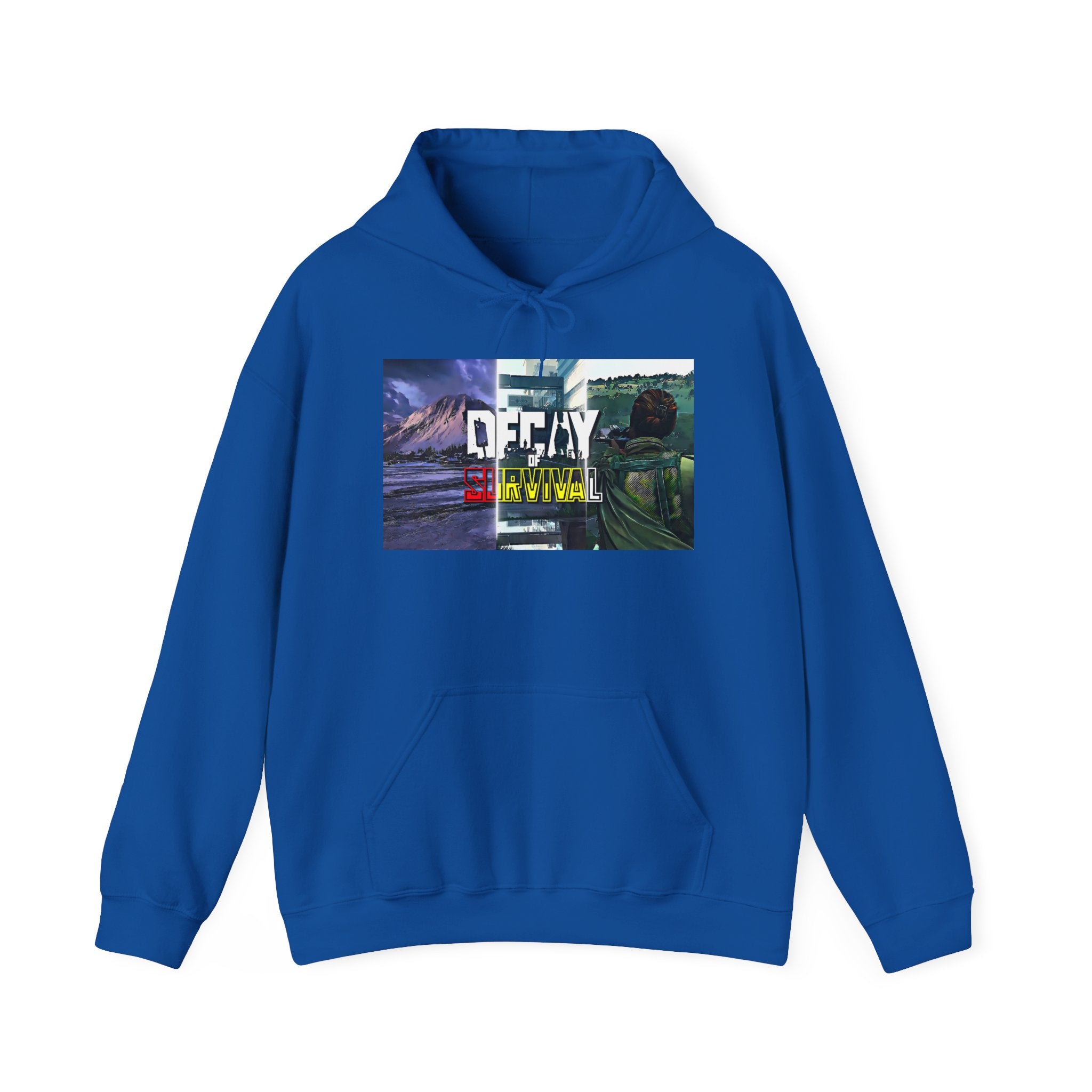 Decay Of Survival Hoodie — Post-Apocalyptic Landscape Graphic Hoodie