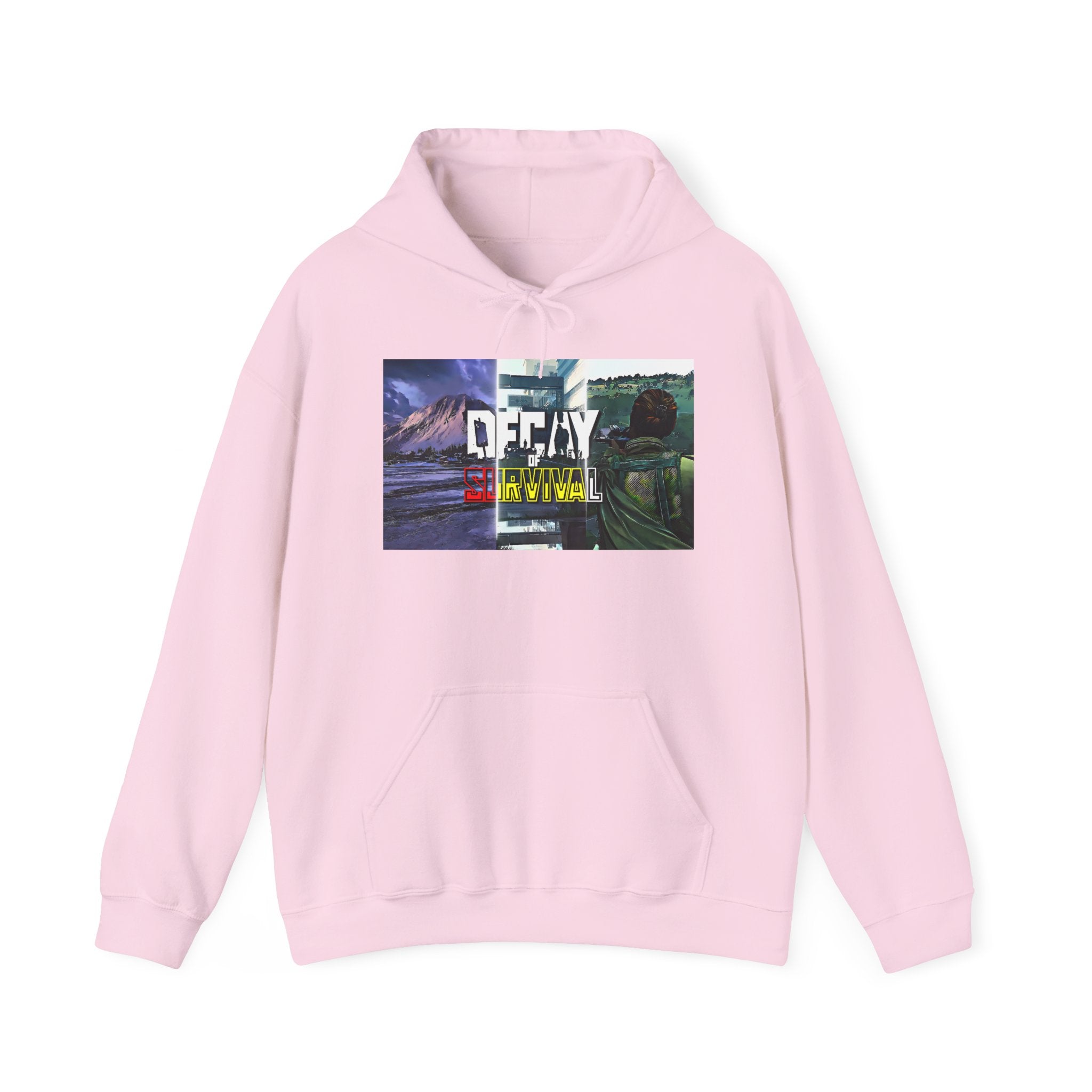 Decay Of Survival Hoodie — Post-Apocalyptic Landscape Graphic Hoodie