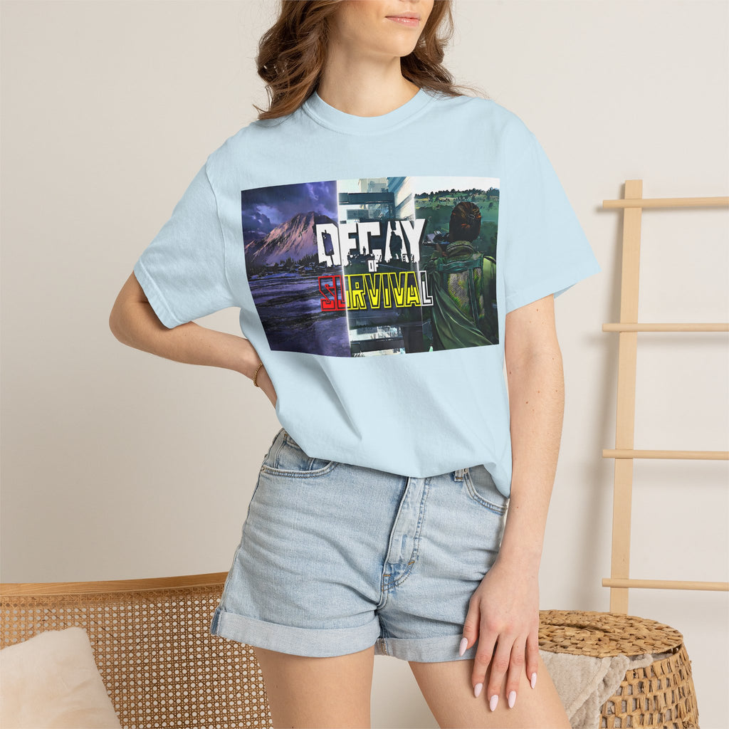 Decay Of Survival Retro Graphic T-Shirt — "OFFDAY Survival" Gamer Adventure Tee