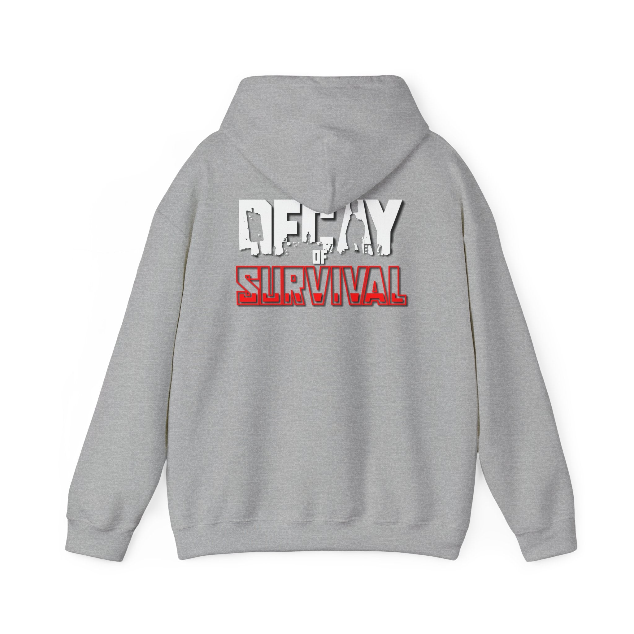 Survival PvP Hoodie — ‘Decay of Survival’ Gaming Graphic Sweatshirt