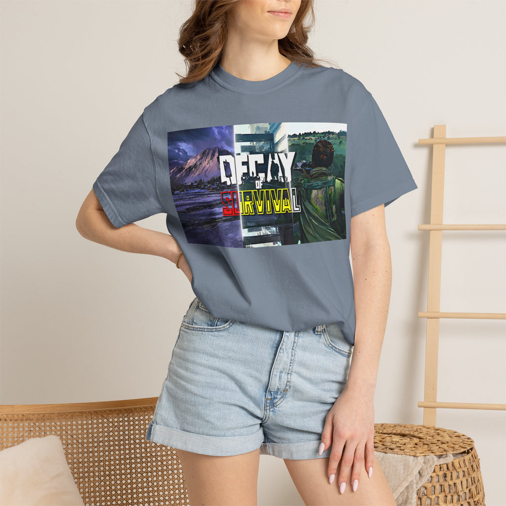 Decay Of Survival Retro Graphic T-Shirt — "OFFDAY Survival" Gamer Adventure Tee