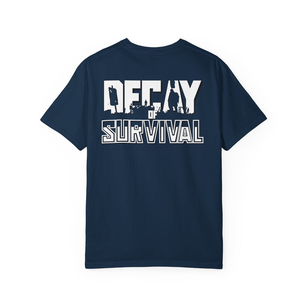 Decay Of Survival Faction Tee — 'ABN' Logo Front & 'Decay of Survival - White' Graphic Back