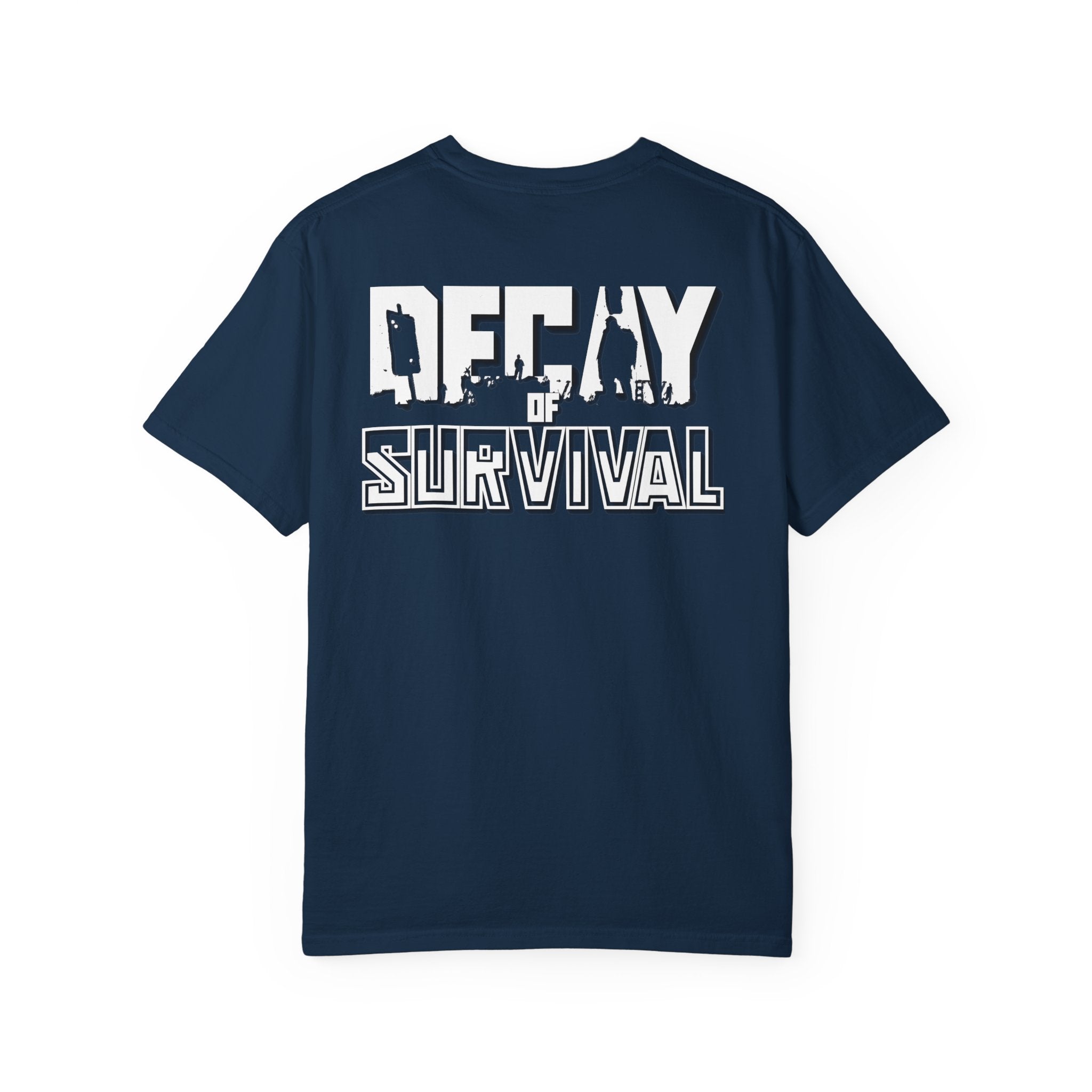 Decay Of Survival Faction Tee — 'ABN' Logo Front & 'Decay of Survival - White' Graphic Back