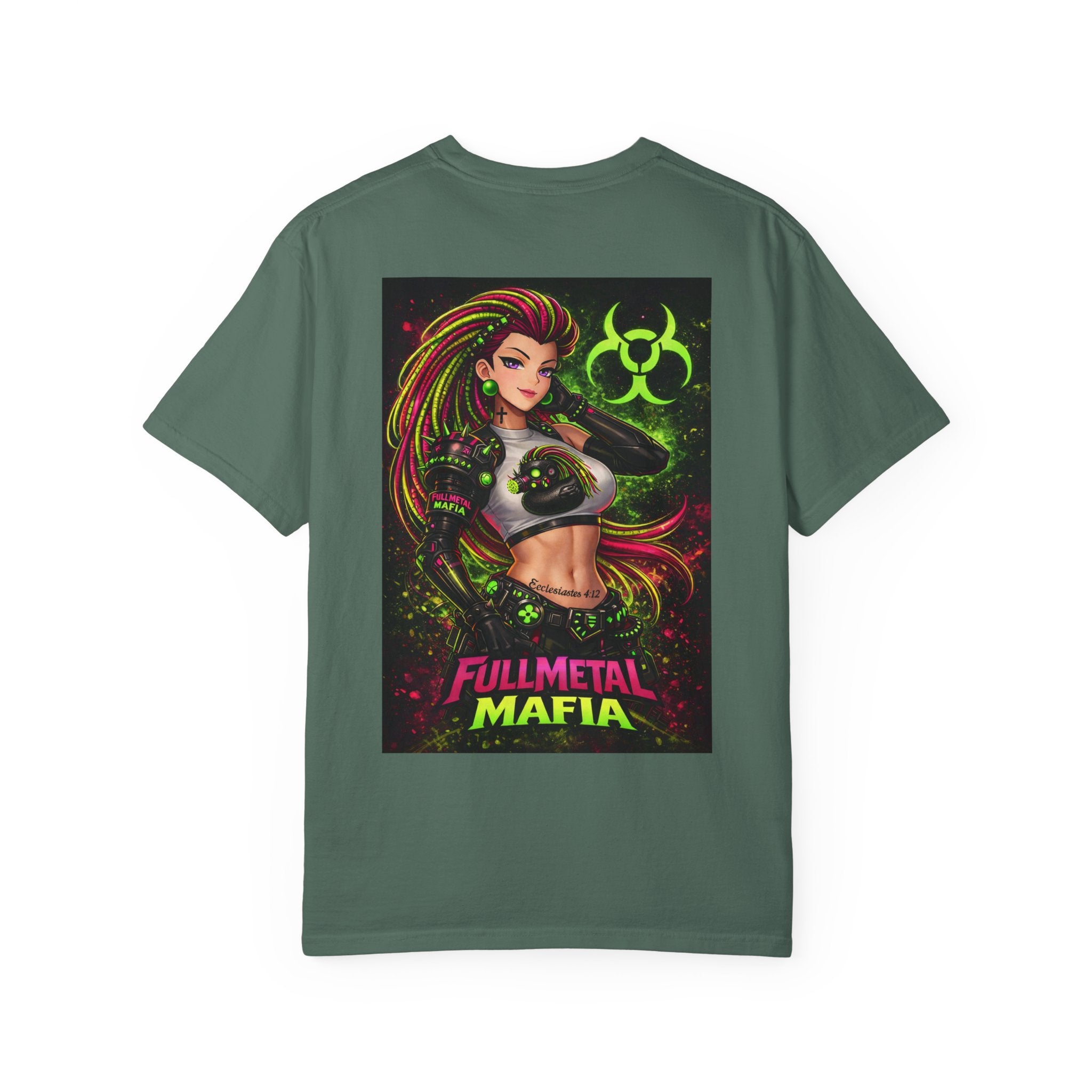 Decay Of Survival Faction Tee — 'Decay of Survival' Logo Front & 'FullMetalMafia' Graphic Logo Back