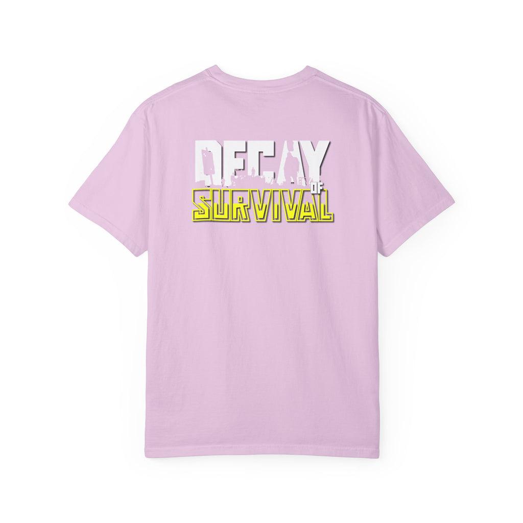 Decay Of Survival Faction Tee — 'ABN' Logo Front & 'Decay of Survival - Yellow' Graphic Back