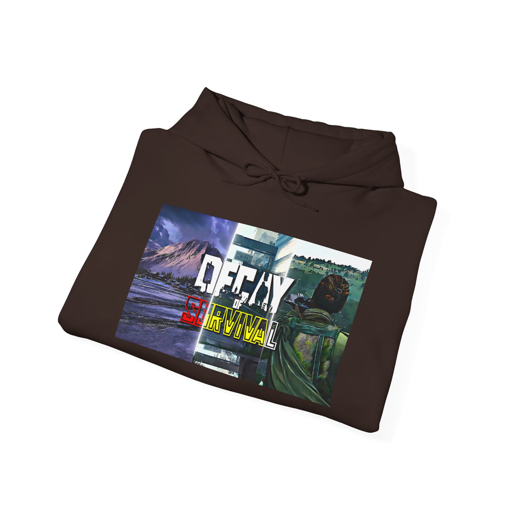 Decay Of Survival Hoodie — Post-Apocalyptic Landscape Graphic Hoodie