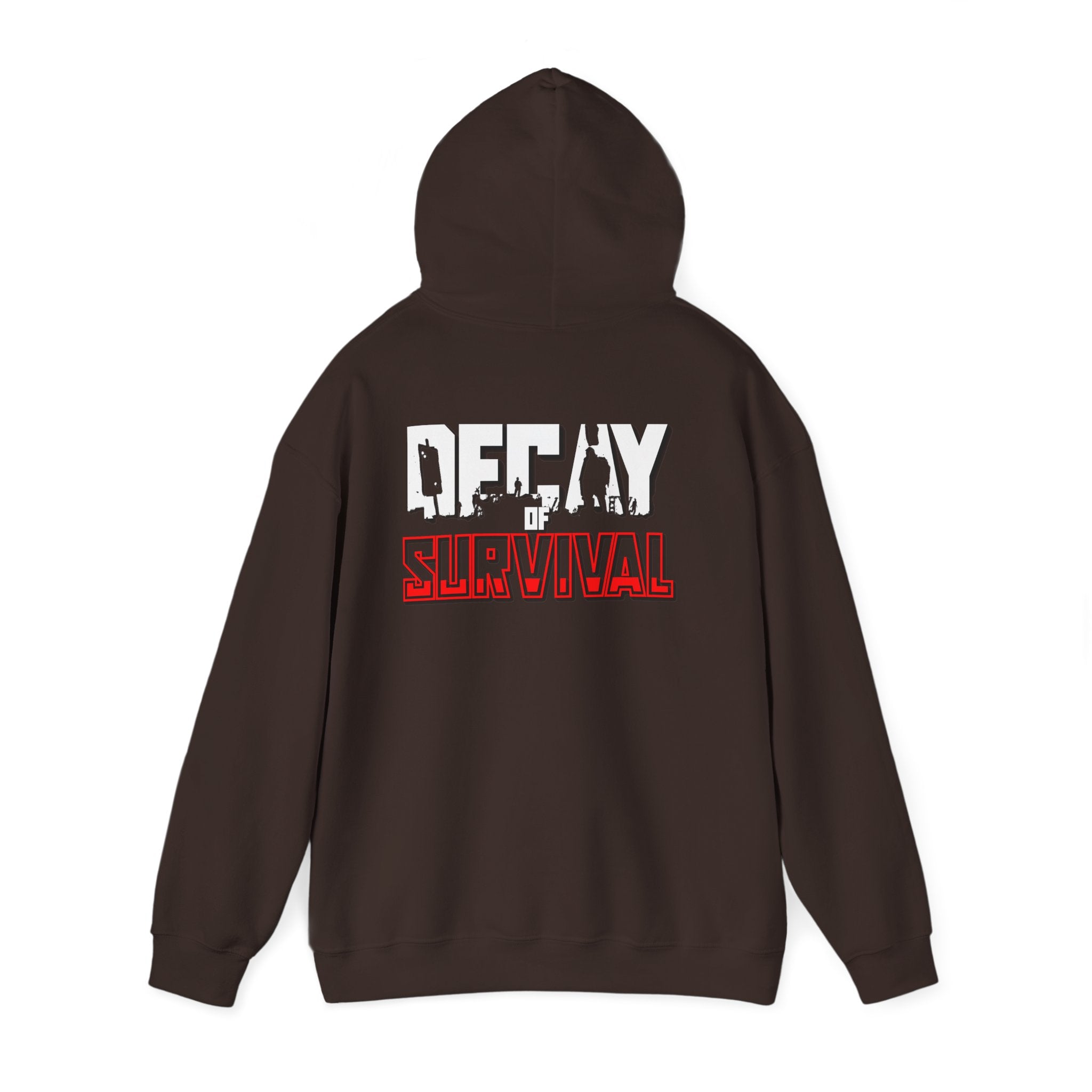 Survival PvP Hoodie — ‘Decay of Survival’ Gaming Graphic Sweatshirt