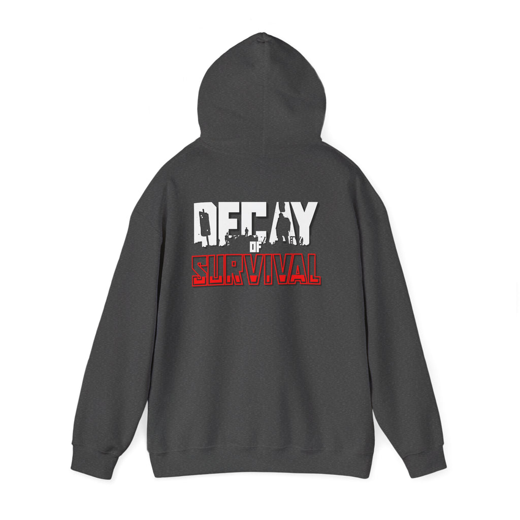 Survival PvP Hoodie — ‘Decay of Survival’ Gaming Graphic Sweatshirt