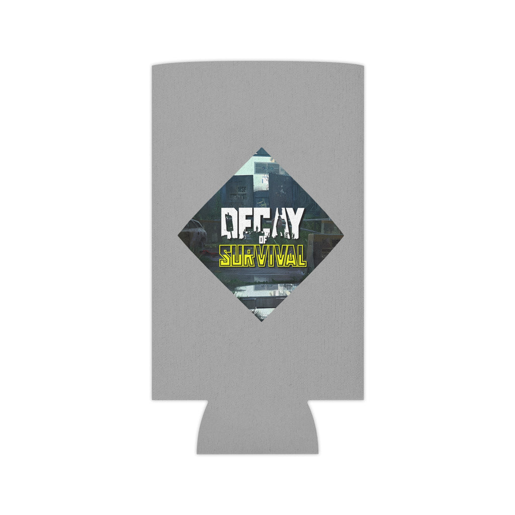 Decay Of Survival Can Cooler - Post-Apocalyptic Gamer Beverage Koozie