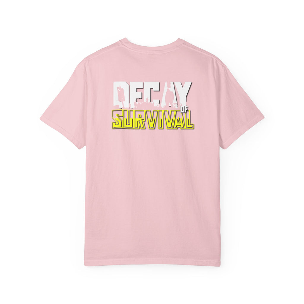 Decay Of Survival Faction Tee — 'ABN' Logo Front & 'Decay of Survival - Yellow' Graphic Back