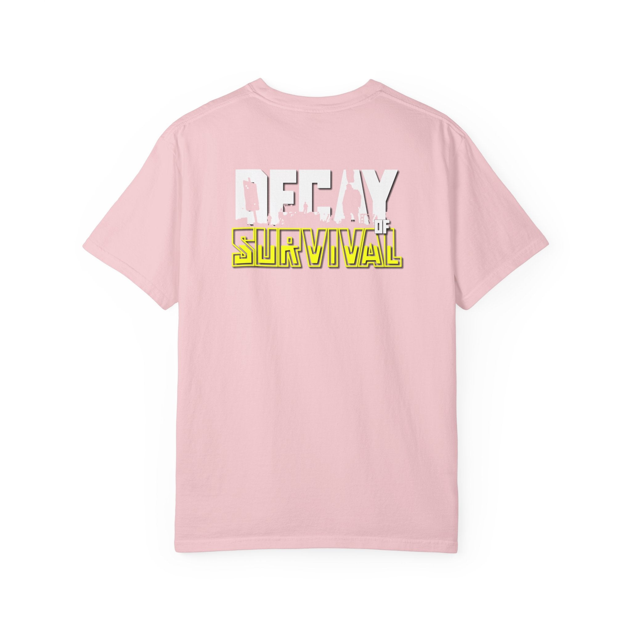 Decay Of Survival Faction Tee — 'ABN' Logo Front & 'Decay of Survival - Yellow' Graphic Back