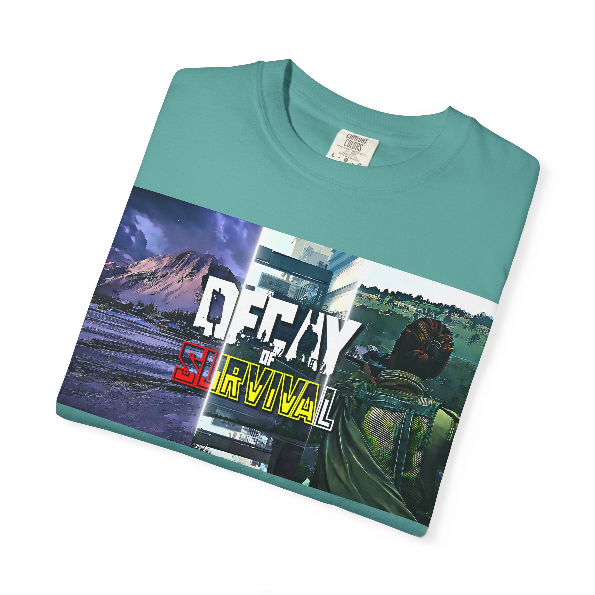 Decay Of Survival Retro Graphic T-Shirt — "OFFDAY Survival" Gamer Adventure Tee