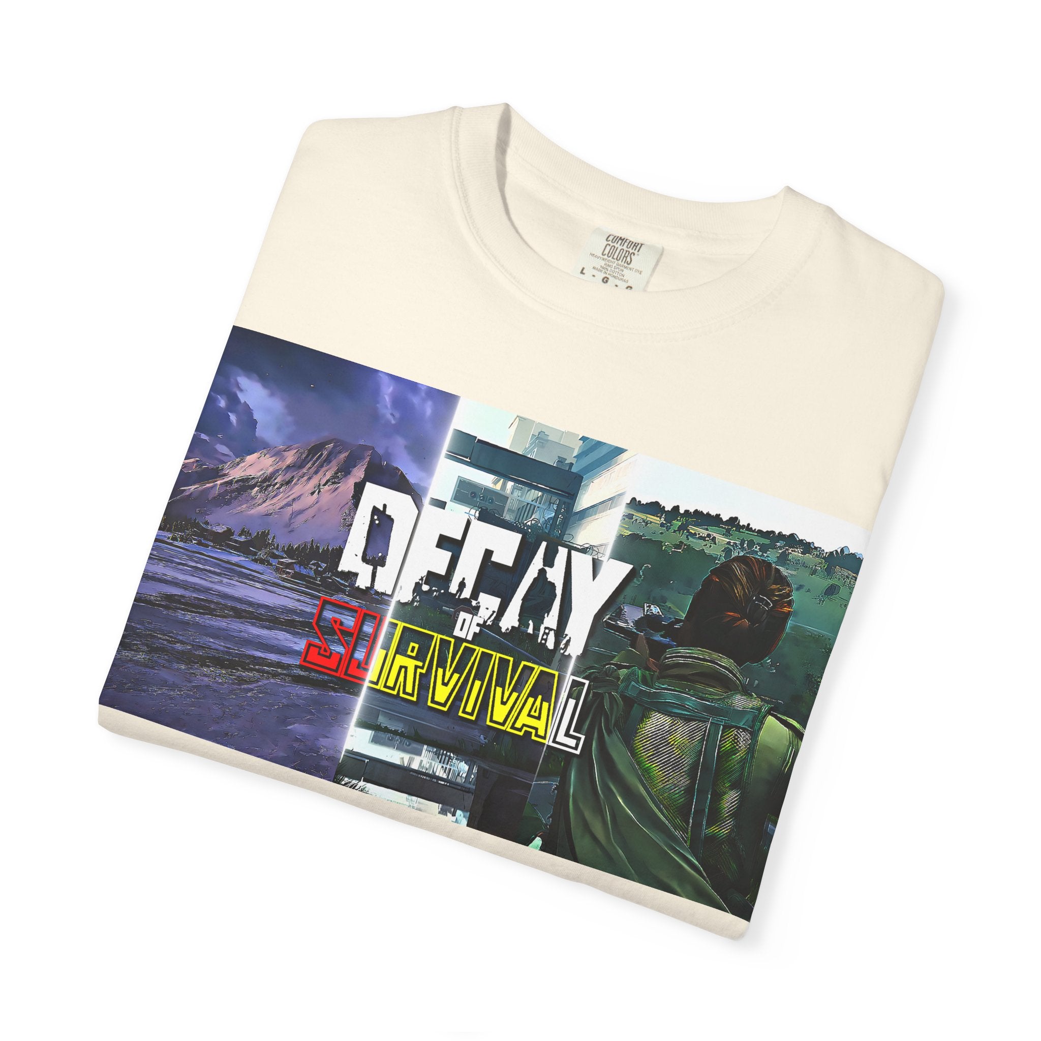Decay Of Survival Retro Graphic T-Shirt — "OFFDAY Survival" Gamer Adventure Tee