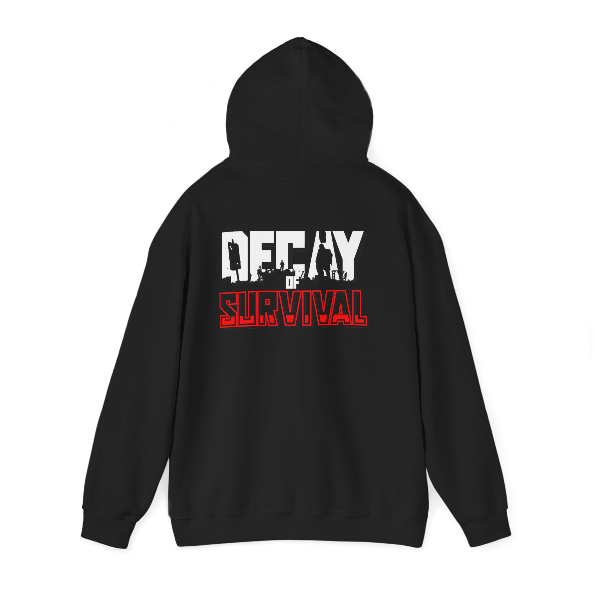 Survival PvP Hoodie — ‘Decay of Survival’ Gaming Graphic Sweatshirt