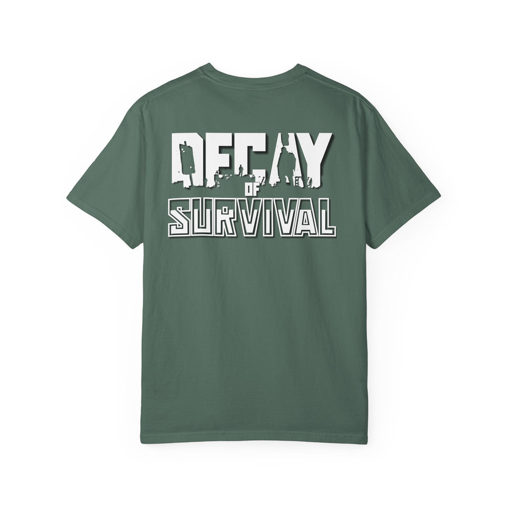 Decay Of Survival Faction Tee — 'ABN' Logo Front & 'Decay of Survival - White' Graphic Back