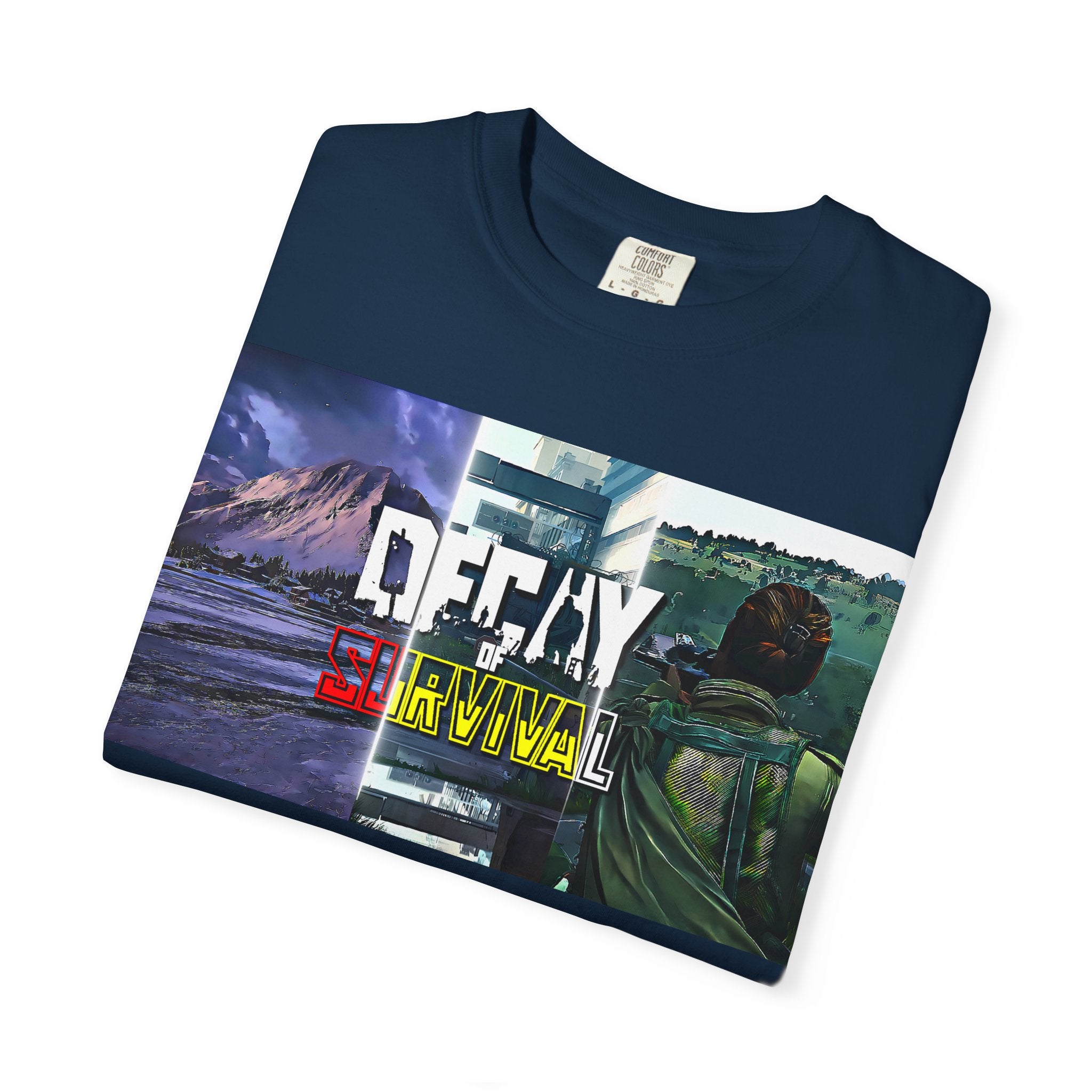 Decay Of Survival Retro Graphic T-Shirt — "OFFDAY Survival" Gamer Adventure Tee
