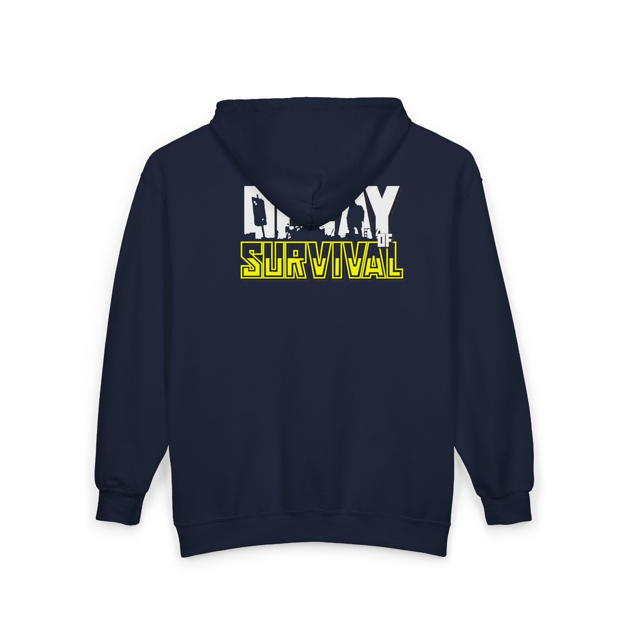 Decay Of Survival - Yellow Zip Up Hoodie — ABN Faction Logo Streetwear