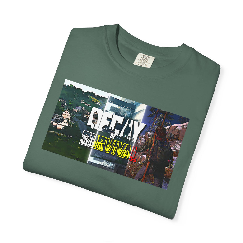 Decay Of Survival Faction Tee — 'Decay of Survival' Logo Front & 'FullMetalMafia' Graphic Logo Back