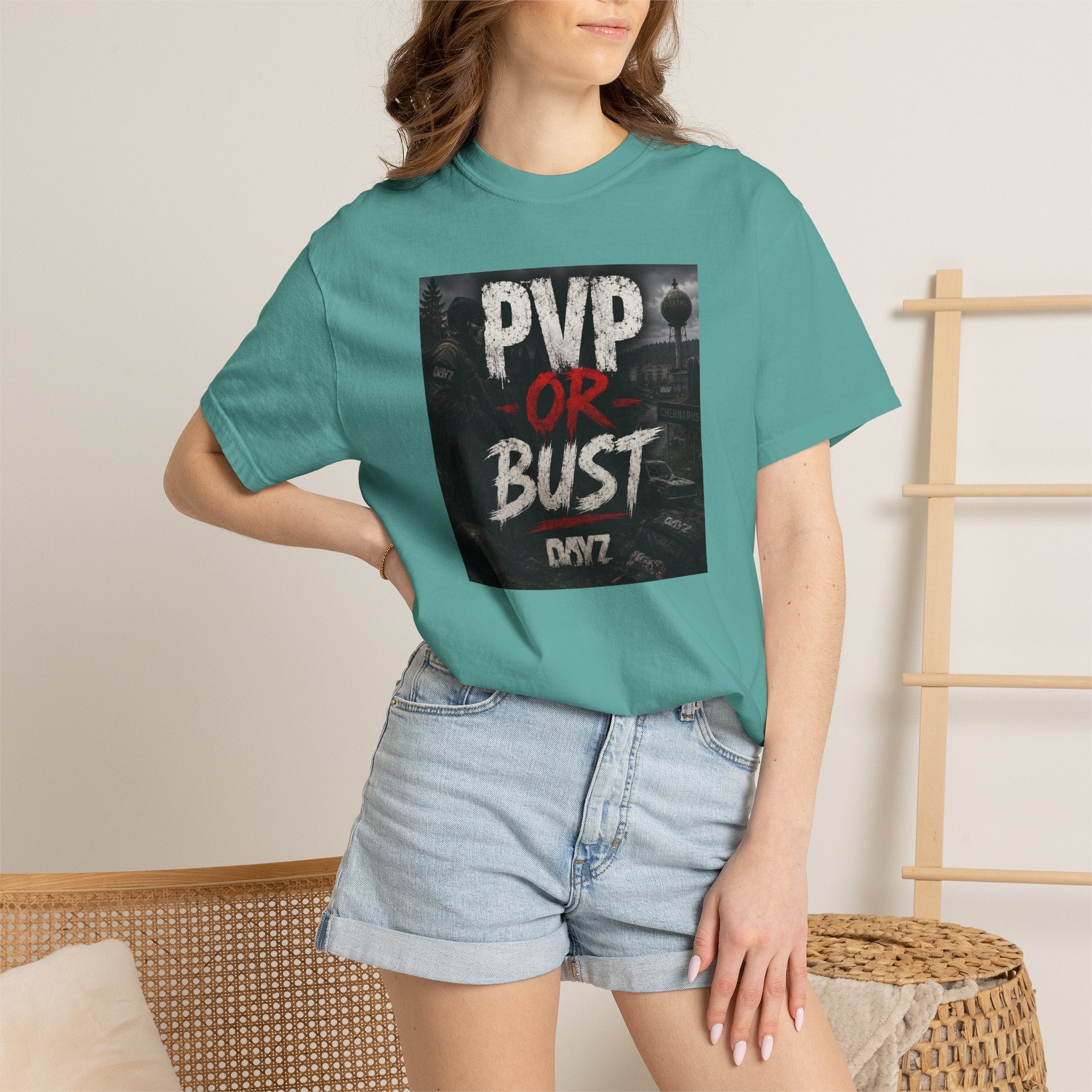 PVP or Bust T-Shirt — DayZ PvP Survival Gamer Tee
