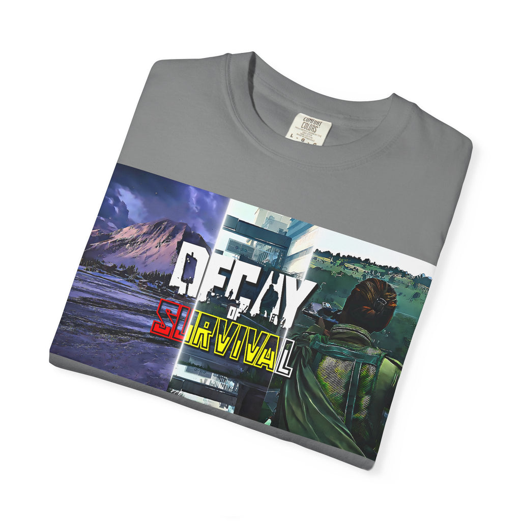 Decay Of Survival Retro Graphic T-Shirt — "OFFDAY Survival" Gamer Adventure Tee
