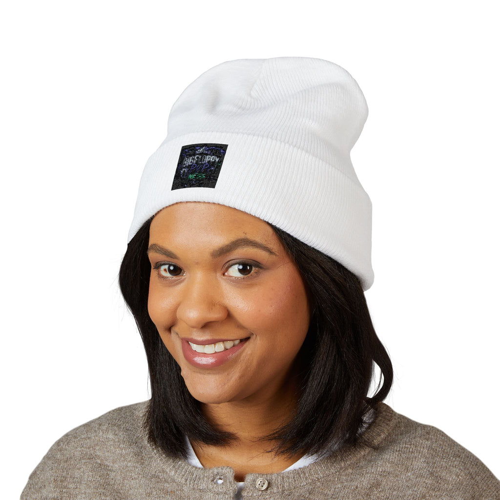 Embroidered 'Adventure Awaits' Classic Cuffed Beanie