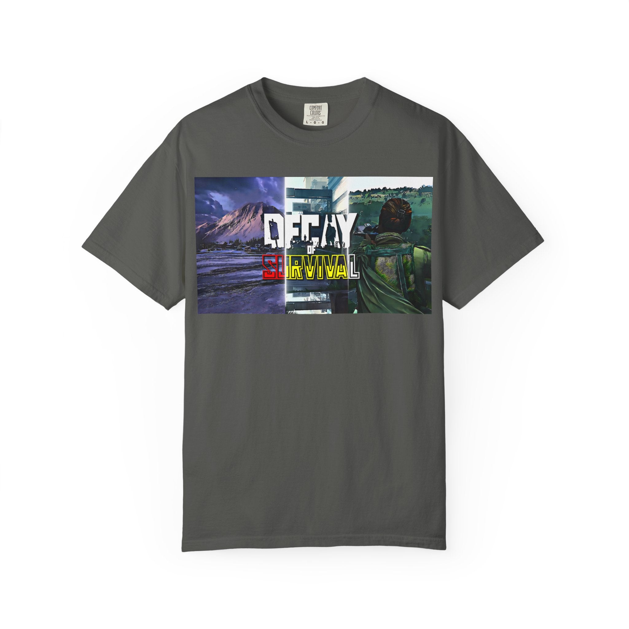 Decay Of Survival Retro Graphic T-Shirt — "OFFDAY Survival" Gamer Adventure Tee