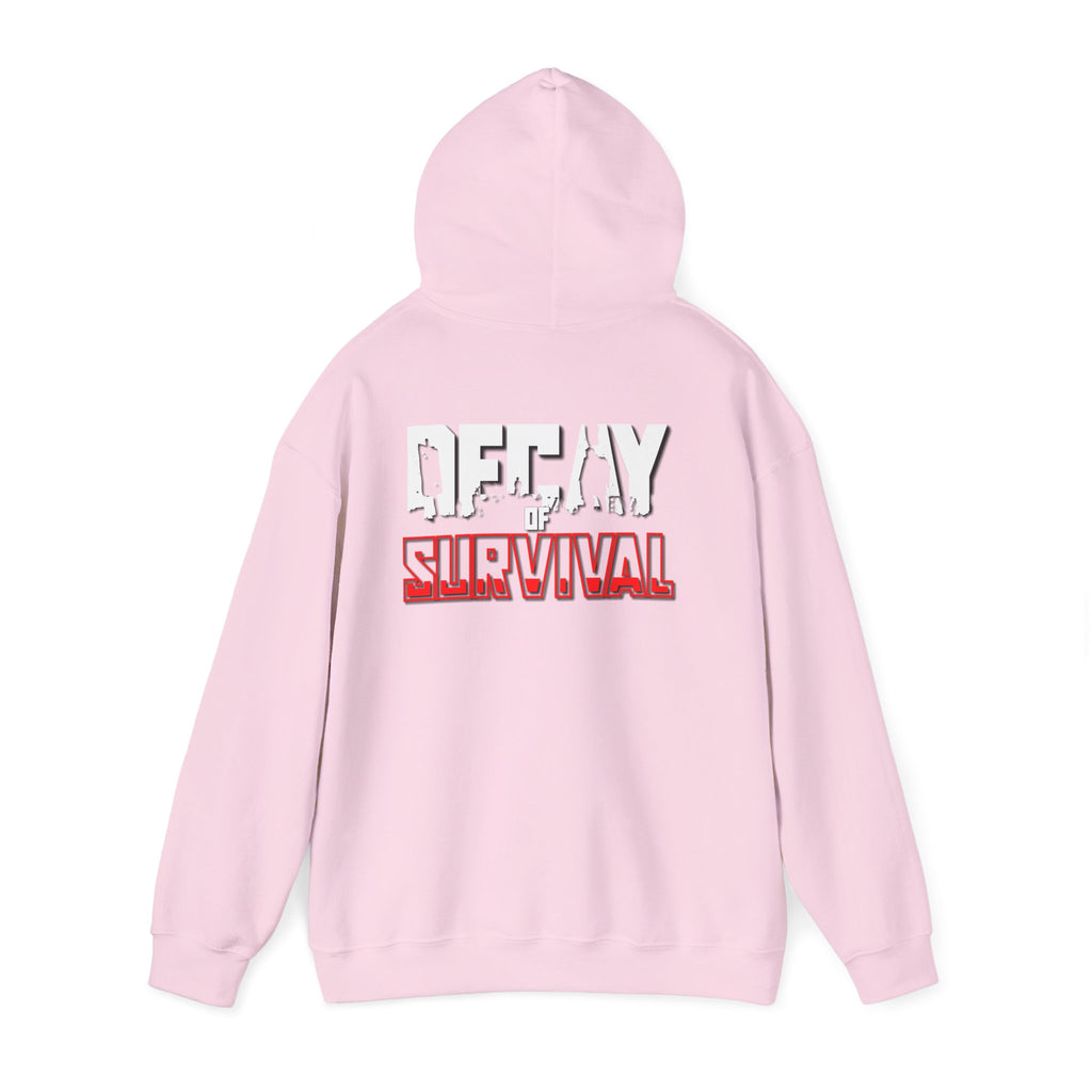 Survival PvP Hoodie — ‘Decay of Survival’ Gaming Graphic Sweatshirt