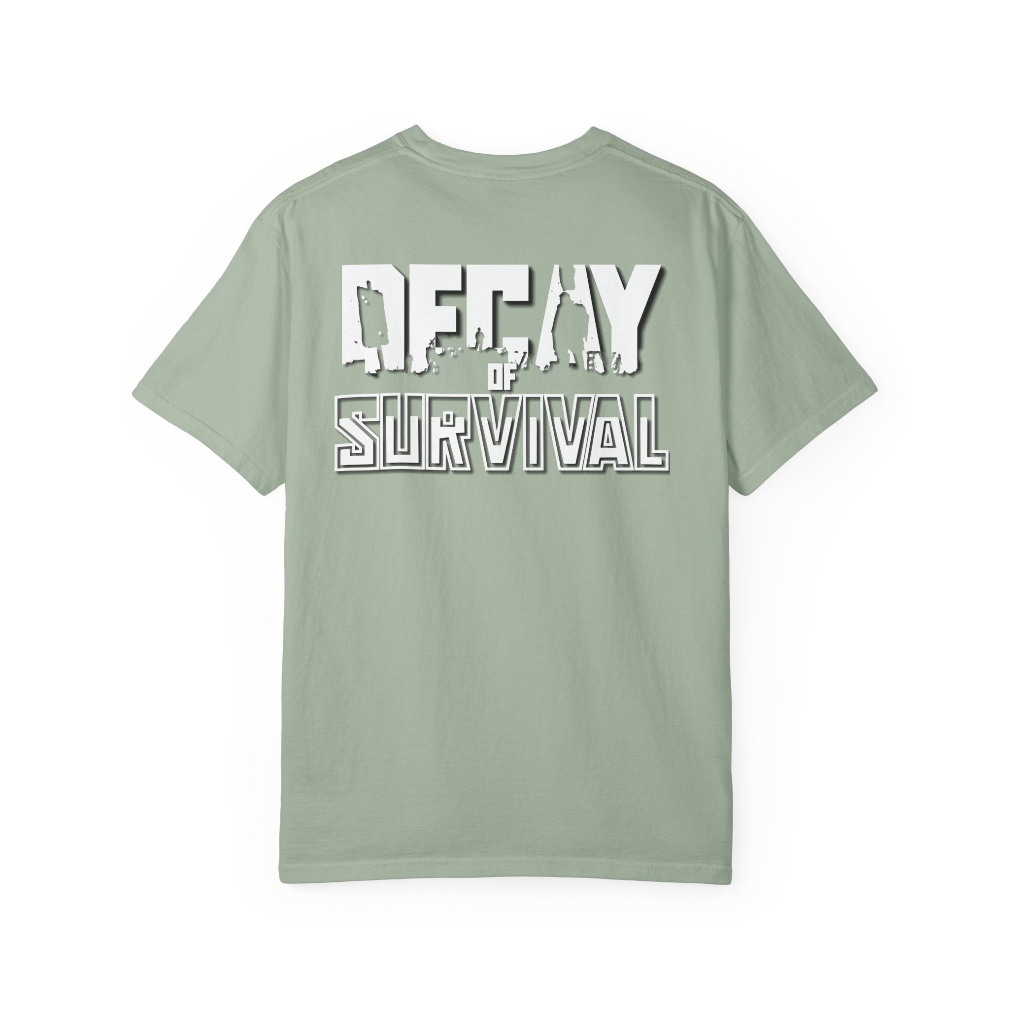 Decay Of Survival Faction Tee — 'ABN' Logo Front & 'Decay of Survival - White' Graphic Back