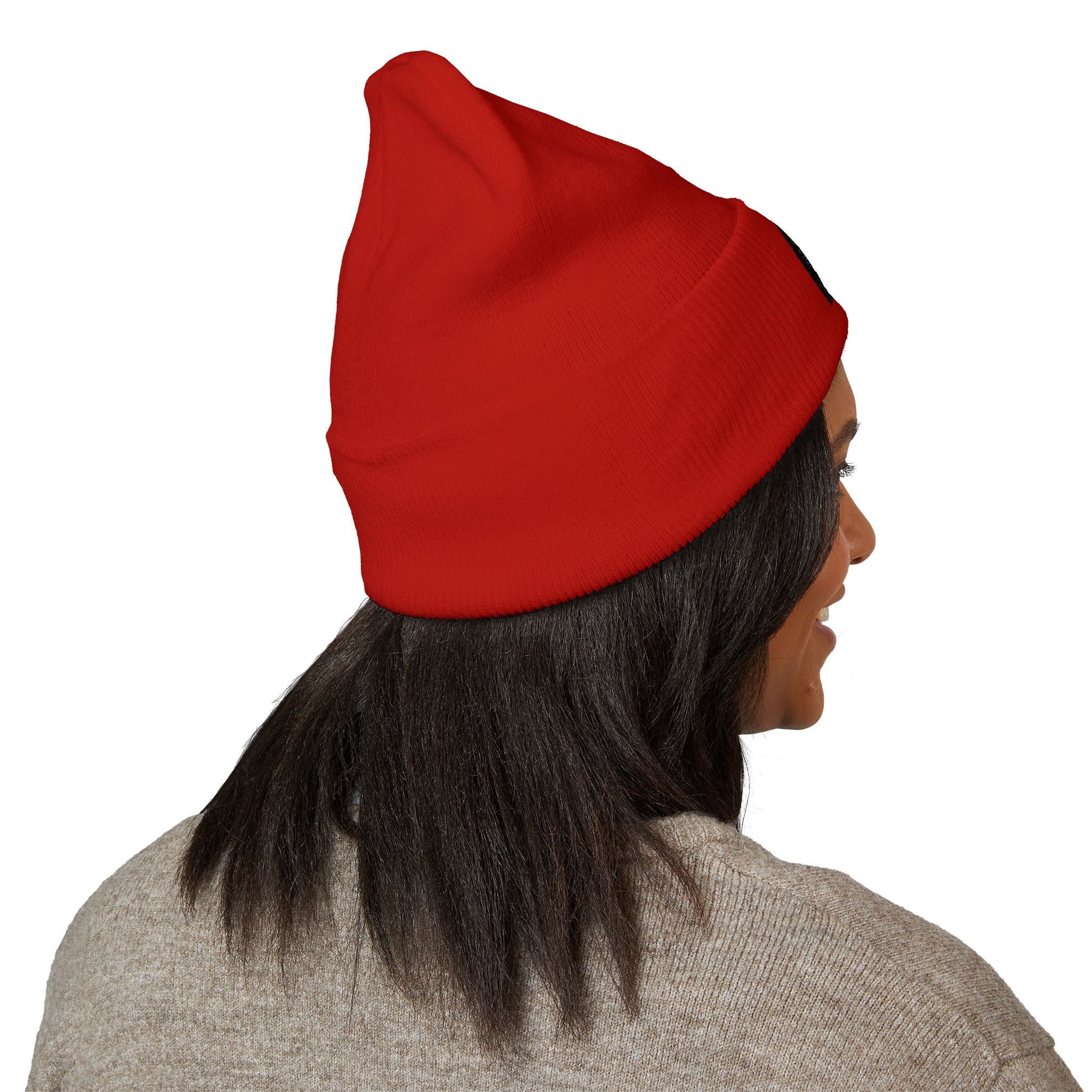 Embroidered 'Adventure Awaits' Classic Cuffed Beanie