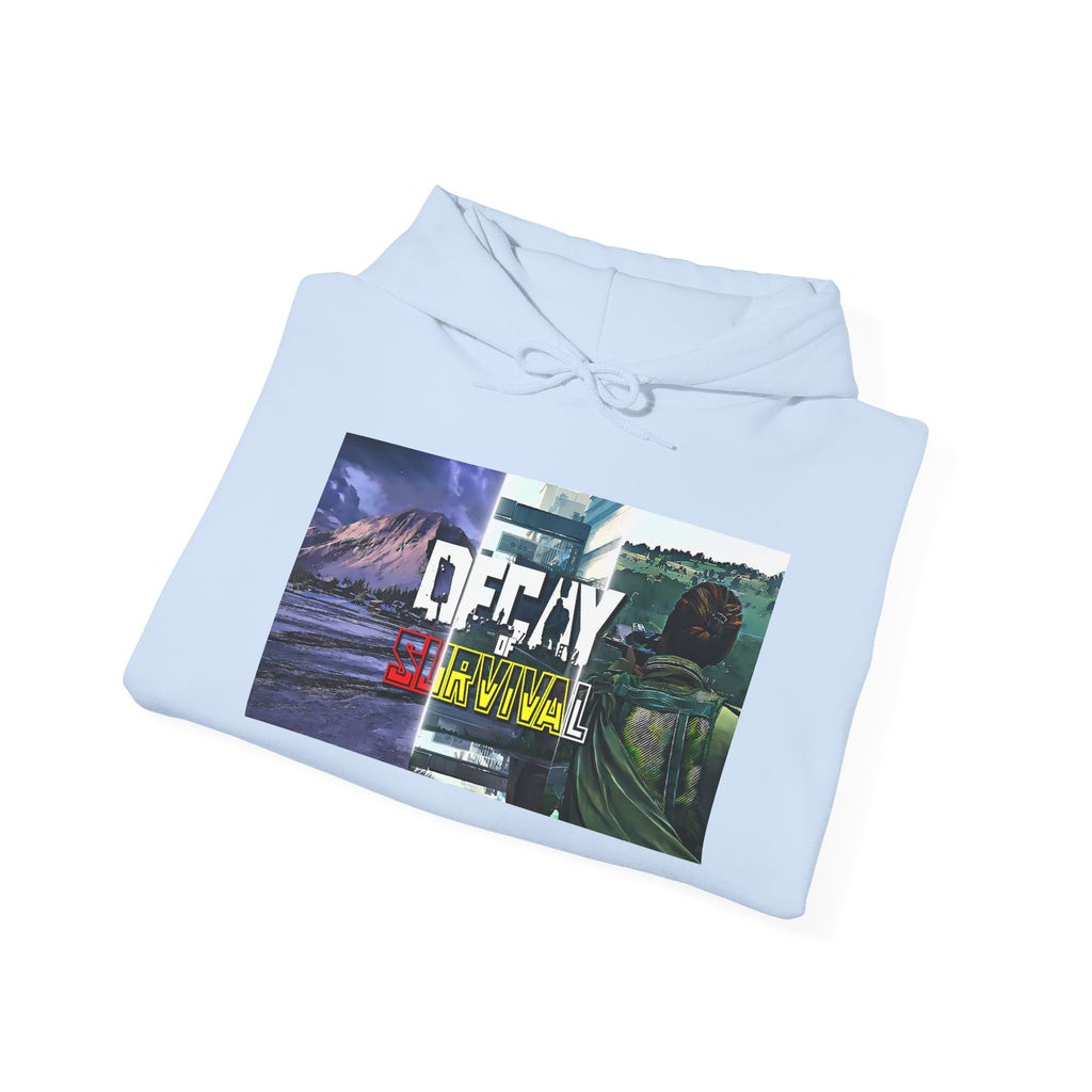 Decay Of Survival Hoodie — Post-Apocalyptic Landscape Graphic Hoodie